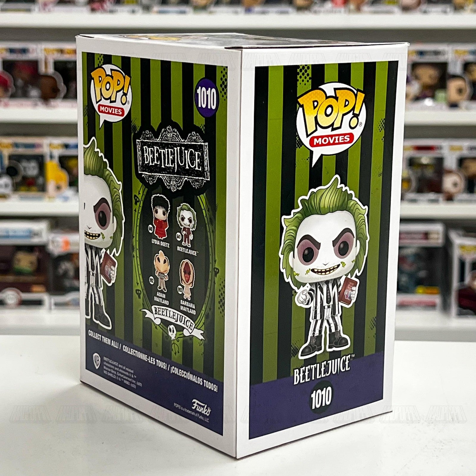 Funko Pop Beetlejuice 1010 Glow in the Dark Fall Convention Exclusive Vinyl