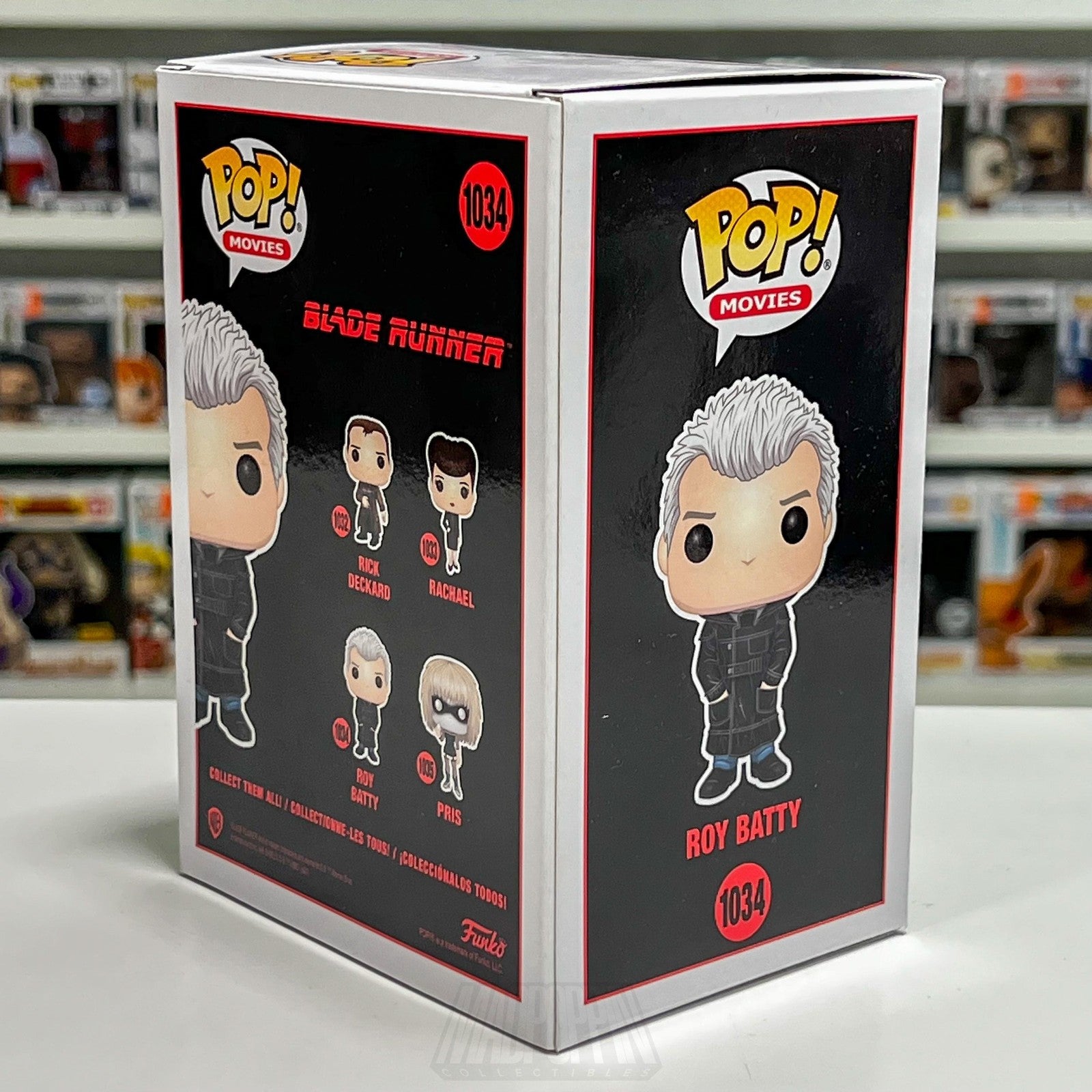 Funko Pop! Movies Blade Runner Roy Batty #1034 Figure Ridley Scott Toy SciFi NIB