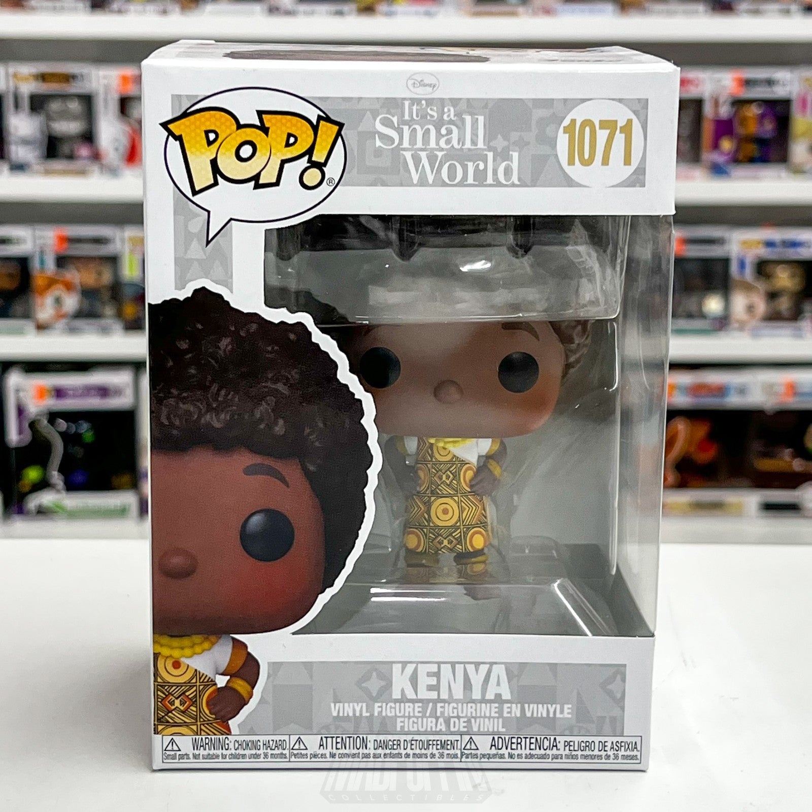 Funko Pop Disney It's A Small World Kenya 1071 Fantasyland Ride Vinyl Figure Toy0