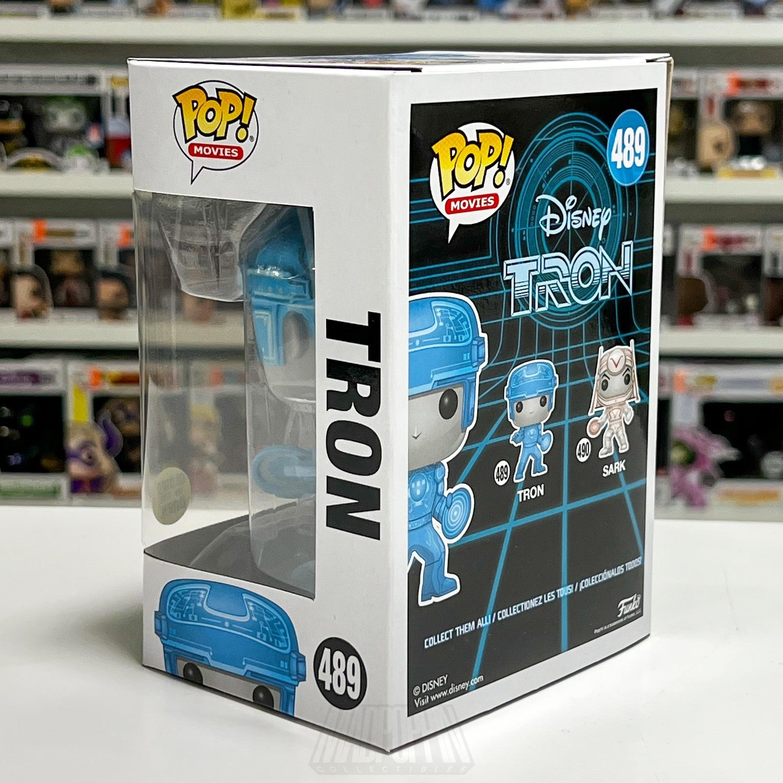 Funko Pop! Movies Disney Tron #489 Glow in the Dark GITD Vinyl Figure Toy SciFi