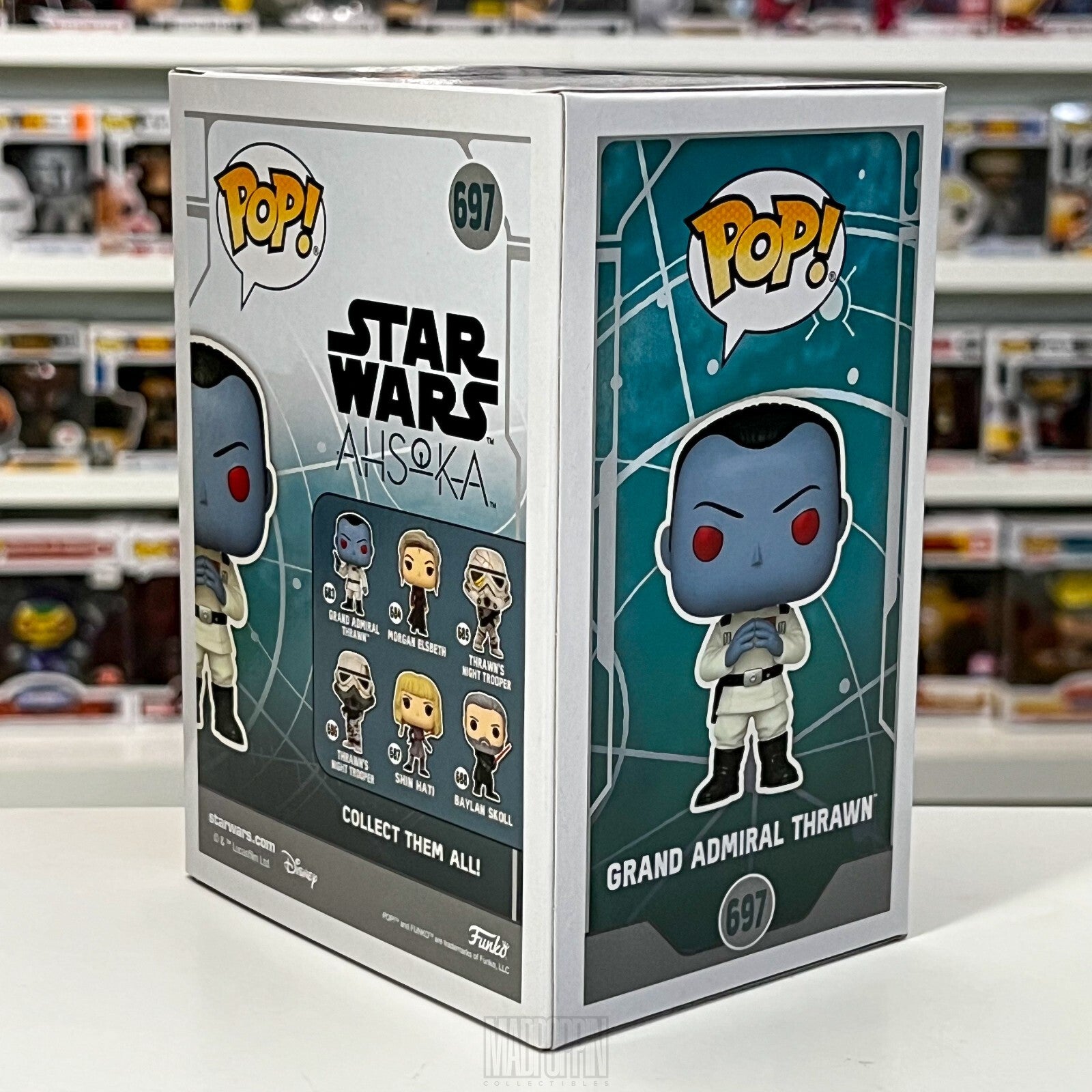 Funko Pop Star Wars Grand Admiral Thrawn Diamond SDCC 2024 Official Sticker 697