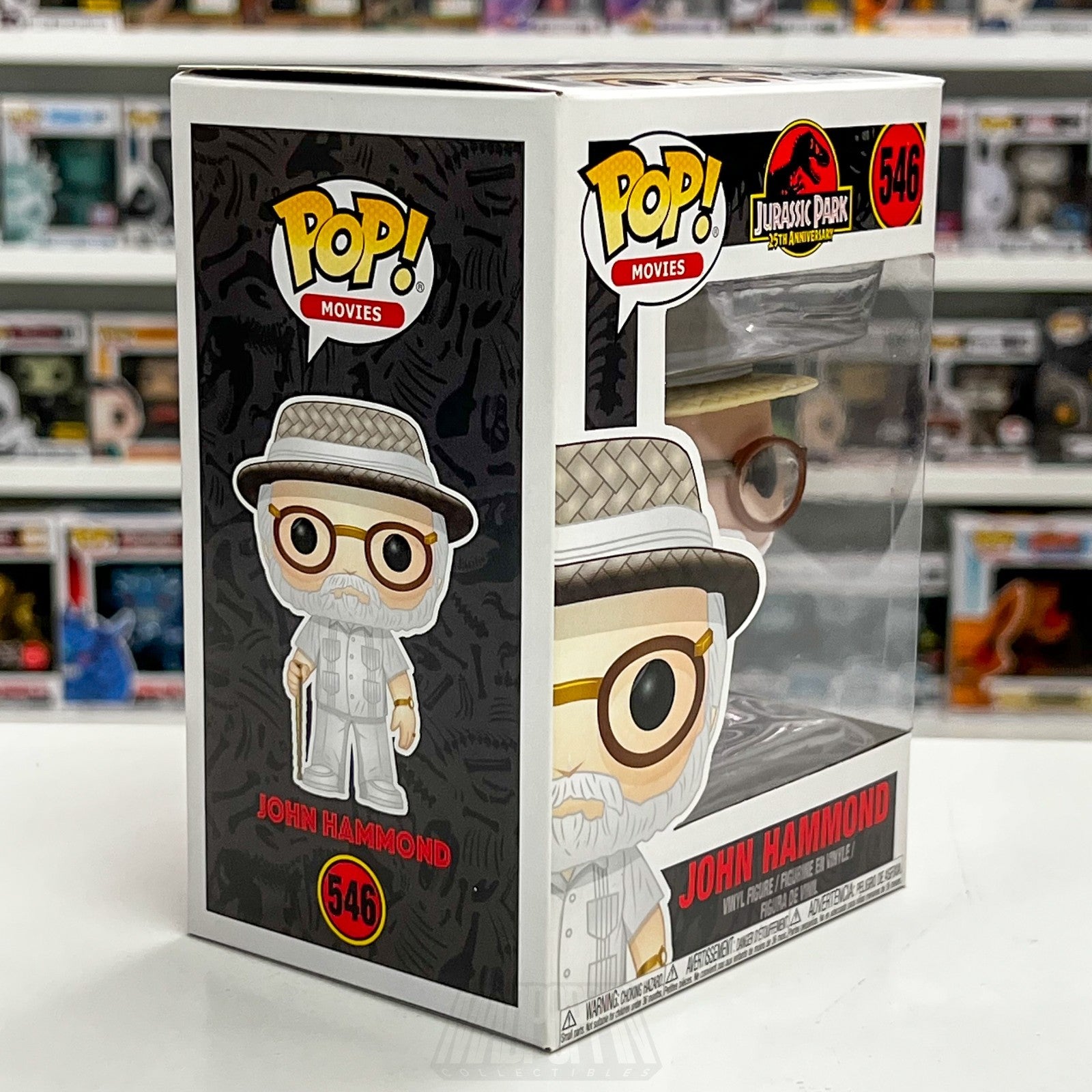 Funko Pop Movies Jurassic Park John Hammond 546 InGen Dinosaur Toy Vinyl Figure5