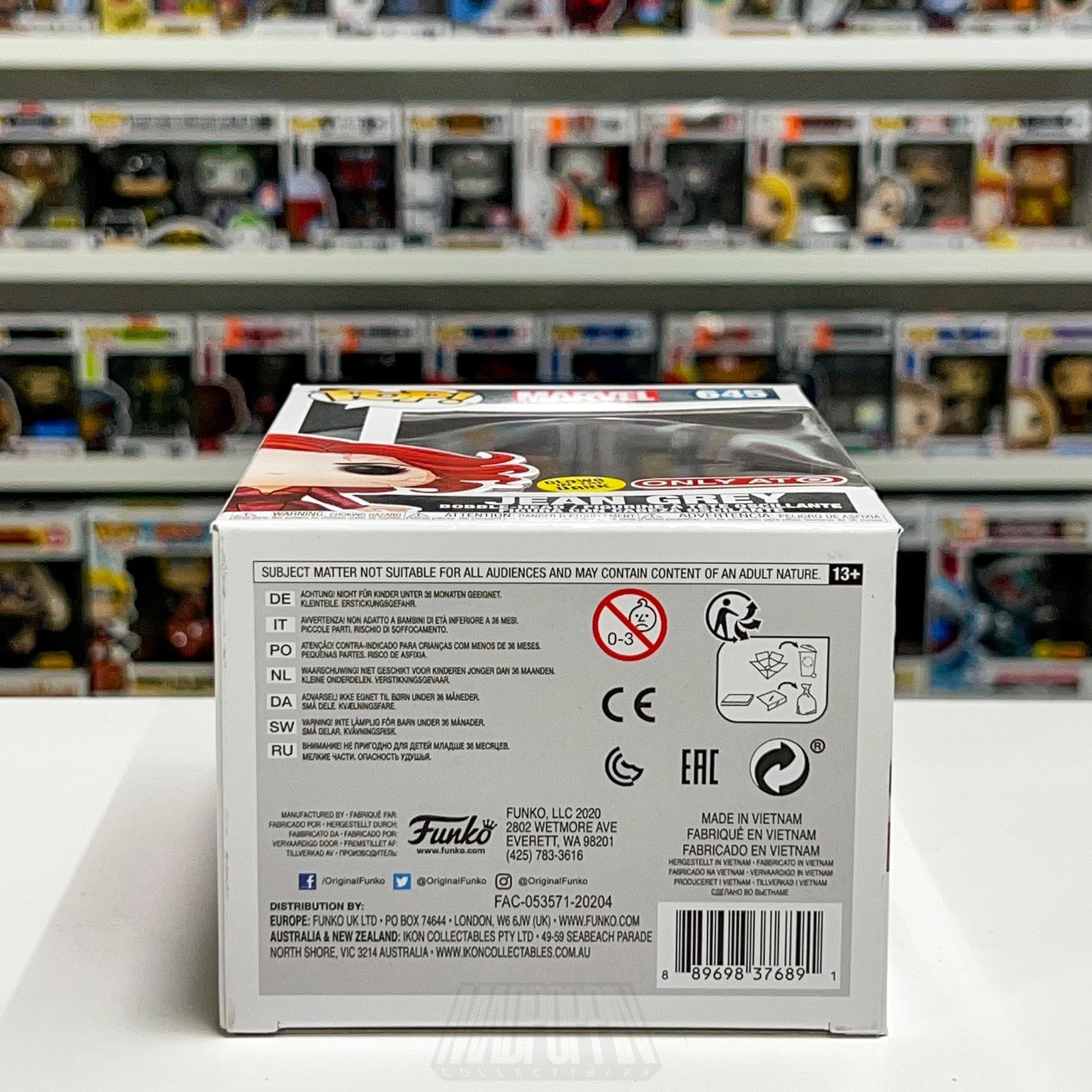 Funko Pop Marvel Jean Grey 645 X-Men Last Stand Mutant Glow Target BobbleHead