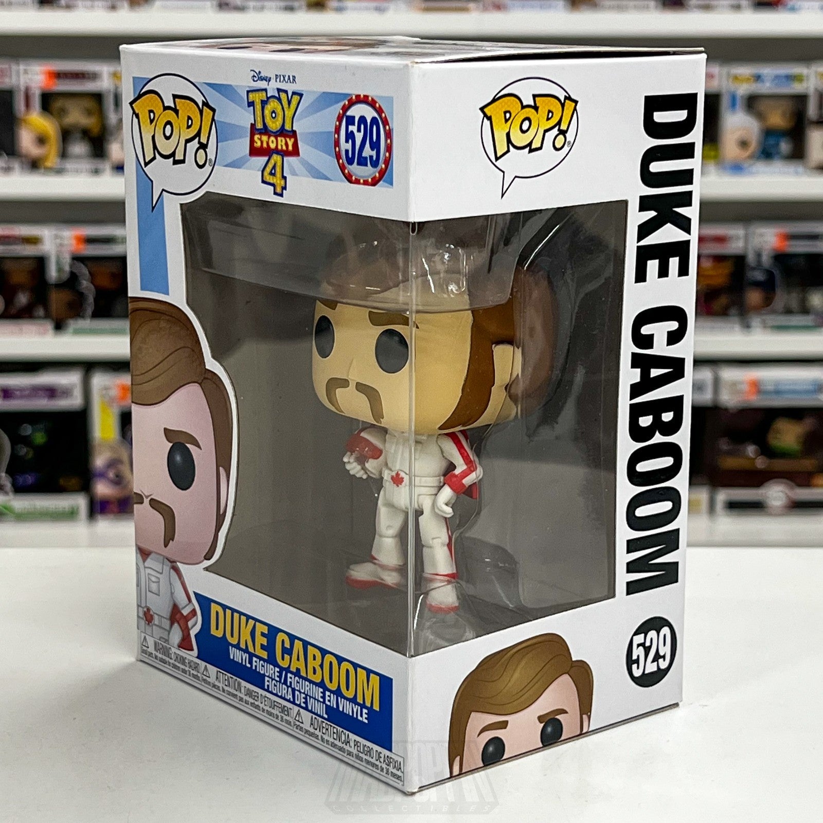 Funko Pop Disney Pixar Toy Story 4 Duke Caboom 529 Vinyl Figure Keanu Reeves Toy1