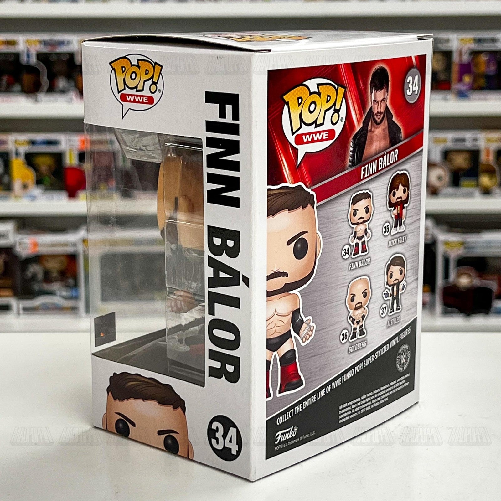 Funko Pop WWE Finn Bálor #34 Vinyl Figure Collectible Wrestling Toy New in Box