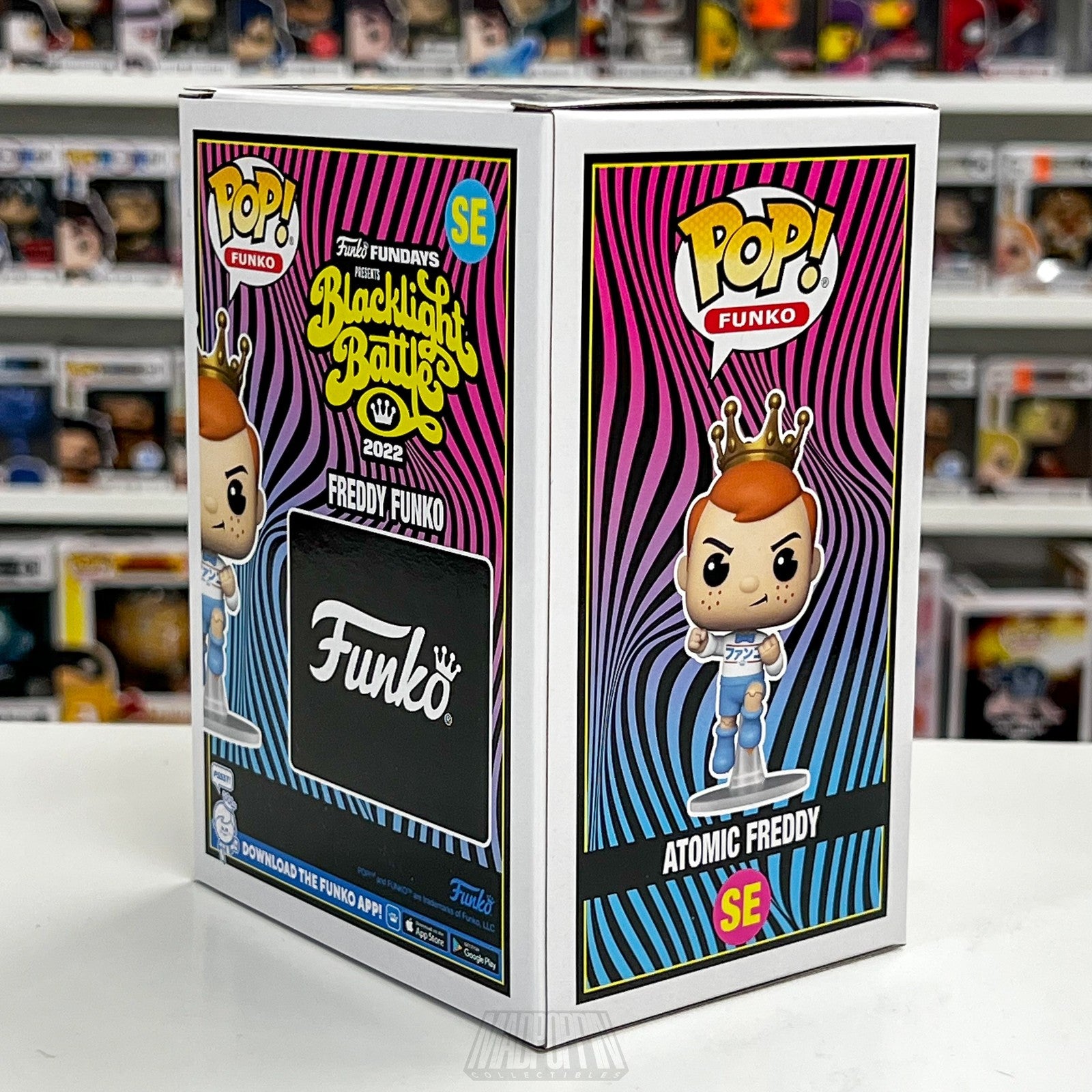 Funko Pop Atomic Freddy Blacklight Battle 2022 SE Vinyl Figure Limited 2000 New