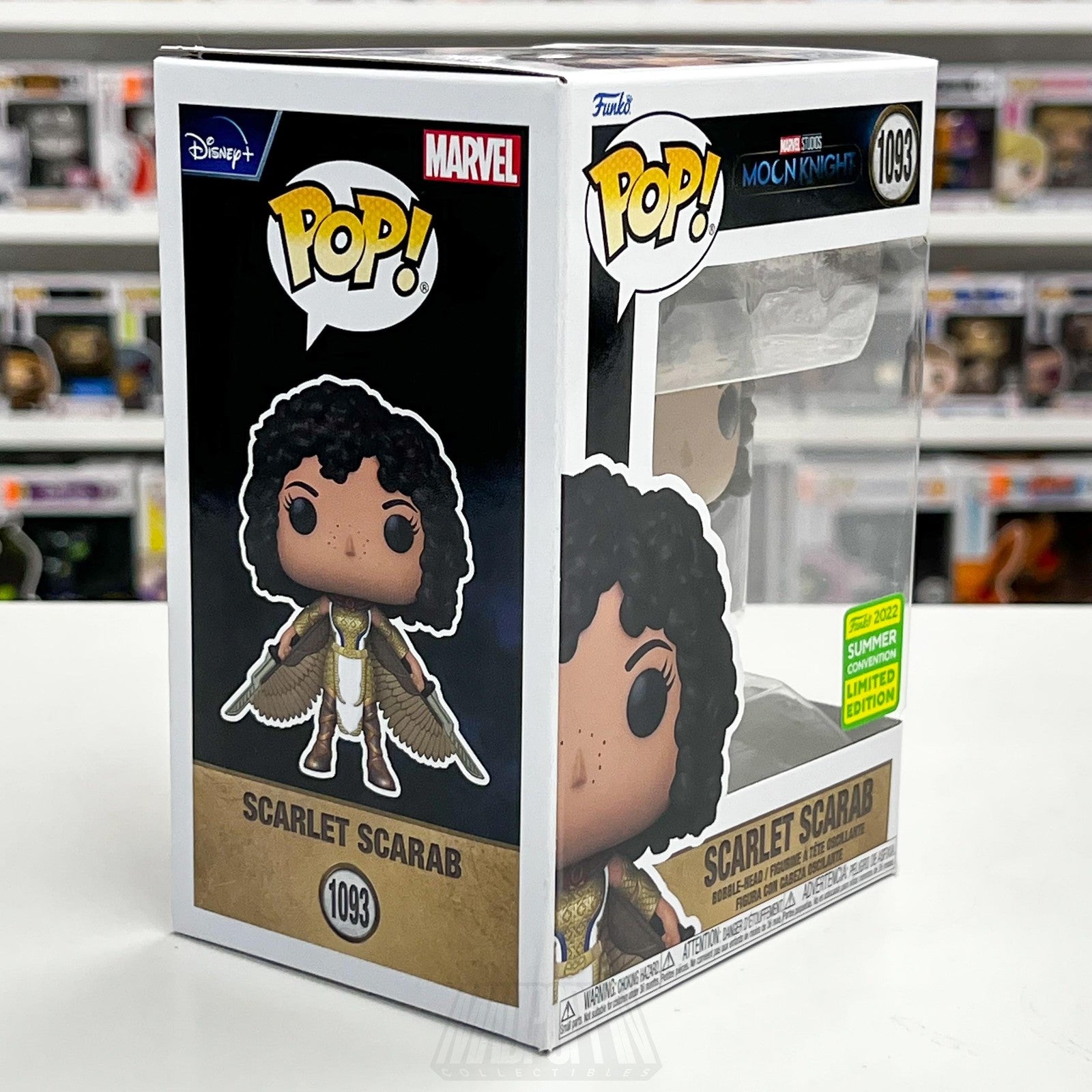 Funko Pop Marvel Moon Knight Scarlet Scarab 1093 Bobble-Head 2022 Summer LE SDCC5