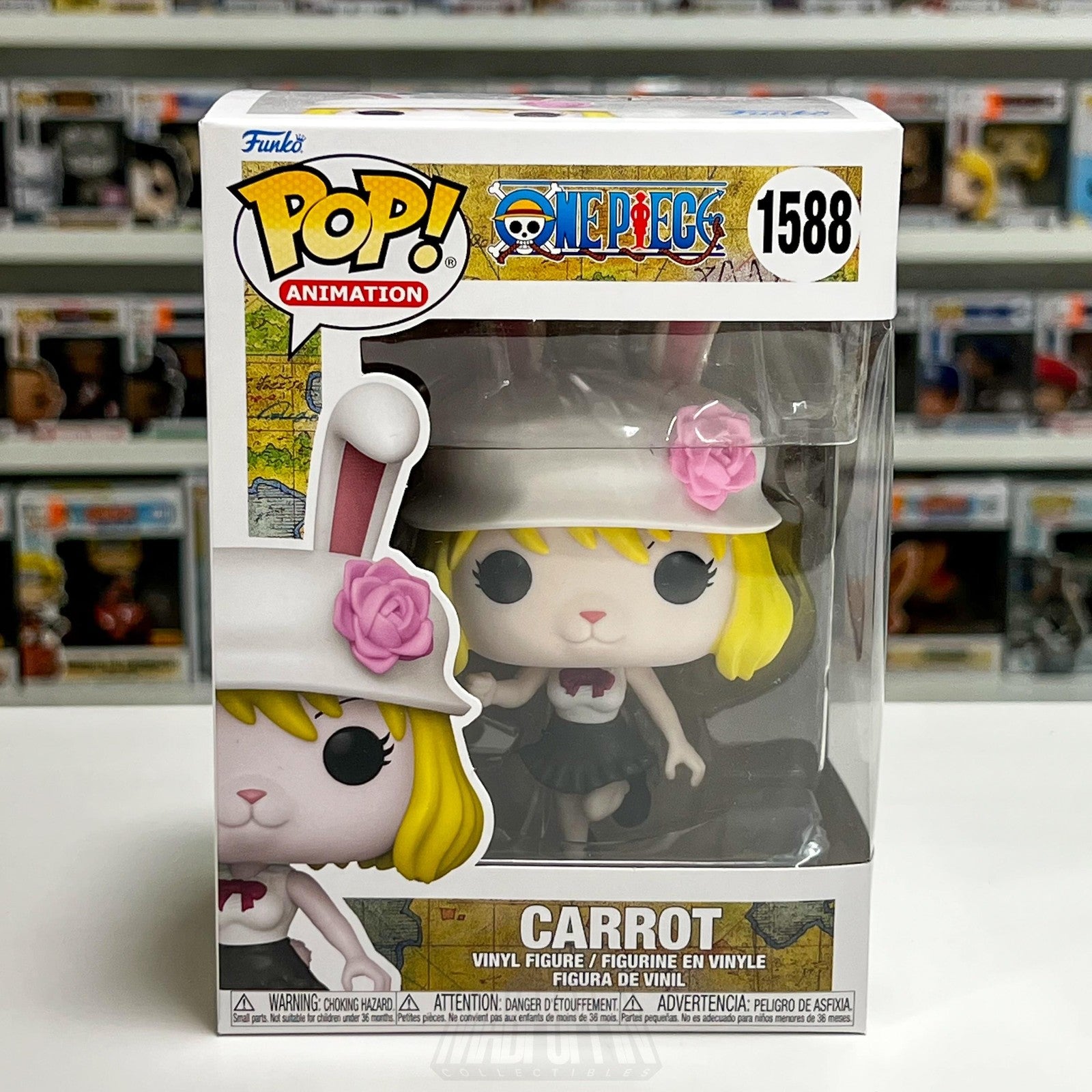 Funko Pop Animation One Piece Carrot #1588 Anime Vinyl Figure Toy New in Box Toy