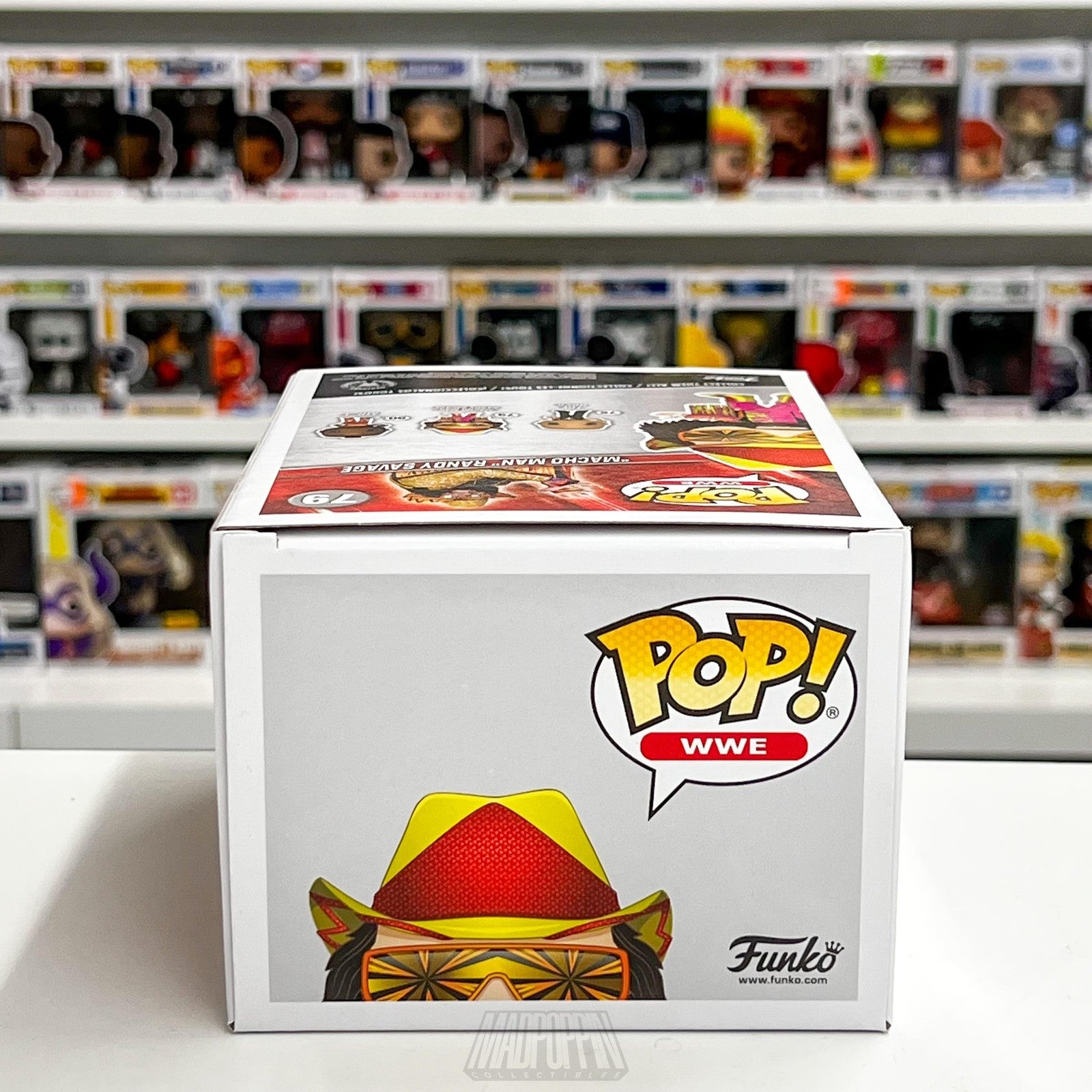 Funko Pop WWE 79 Macho Man Randy Savage Vinyl Figure Wrestling Collectible New