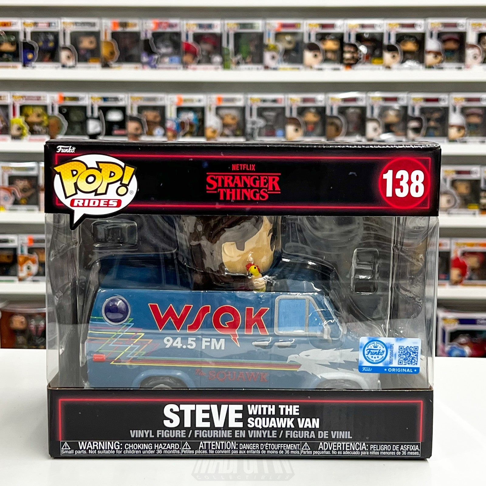 Funko Pop Rides Television Stranger Things Steve Squawk Van Target 138 Toy Vinyl0