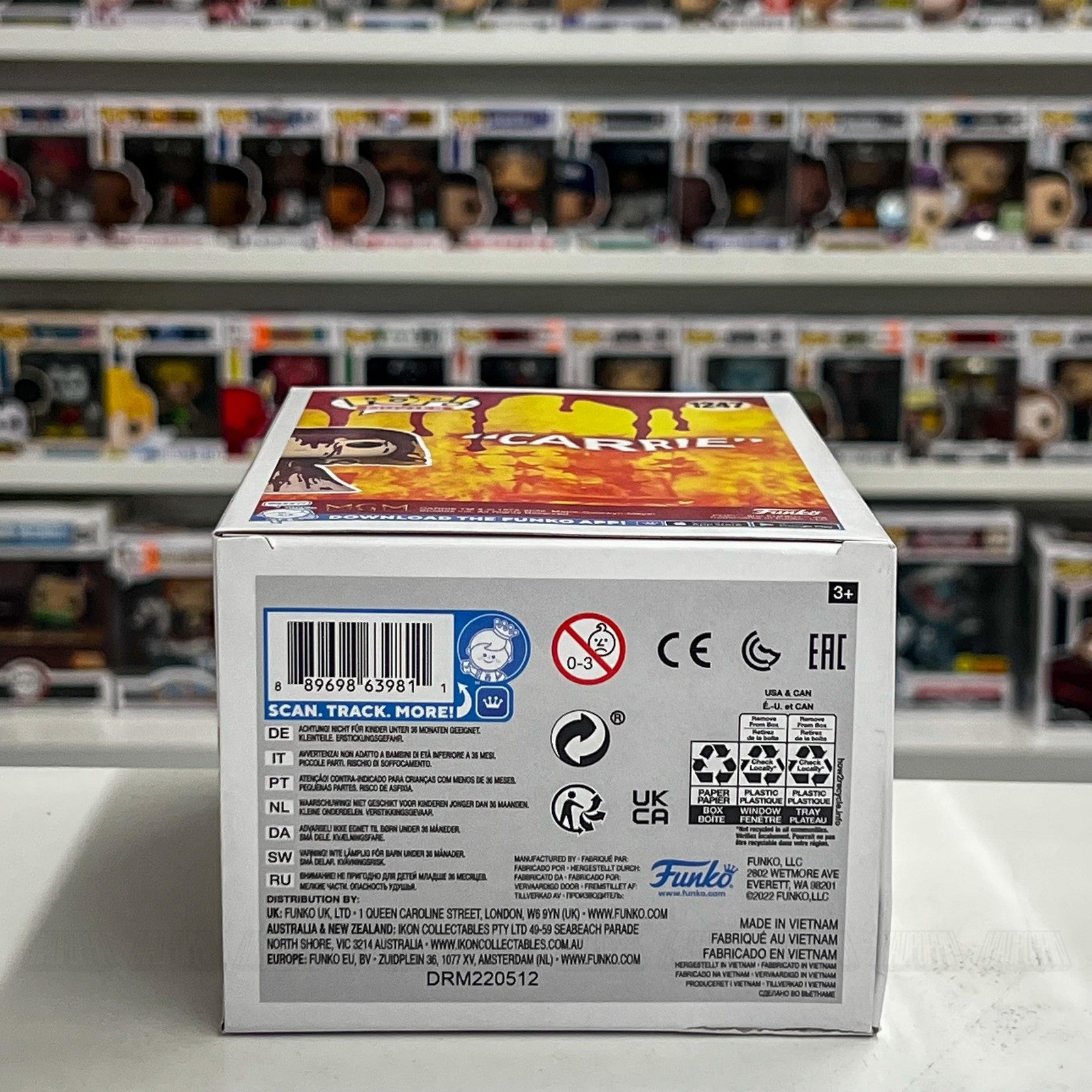 Funko Pop Movies Carrie 1247 Vinyl Figure Horror Stephen King Collectible New