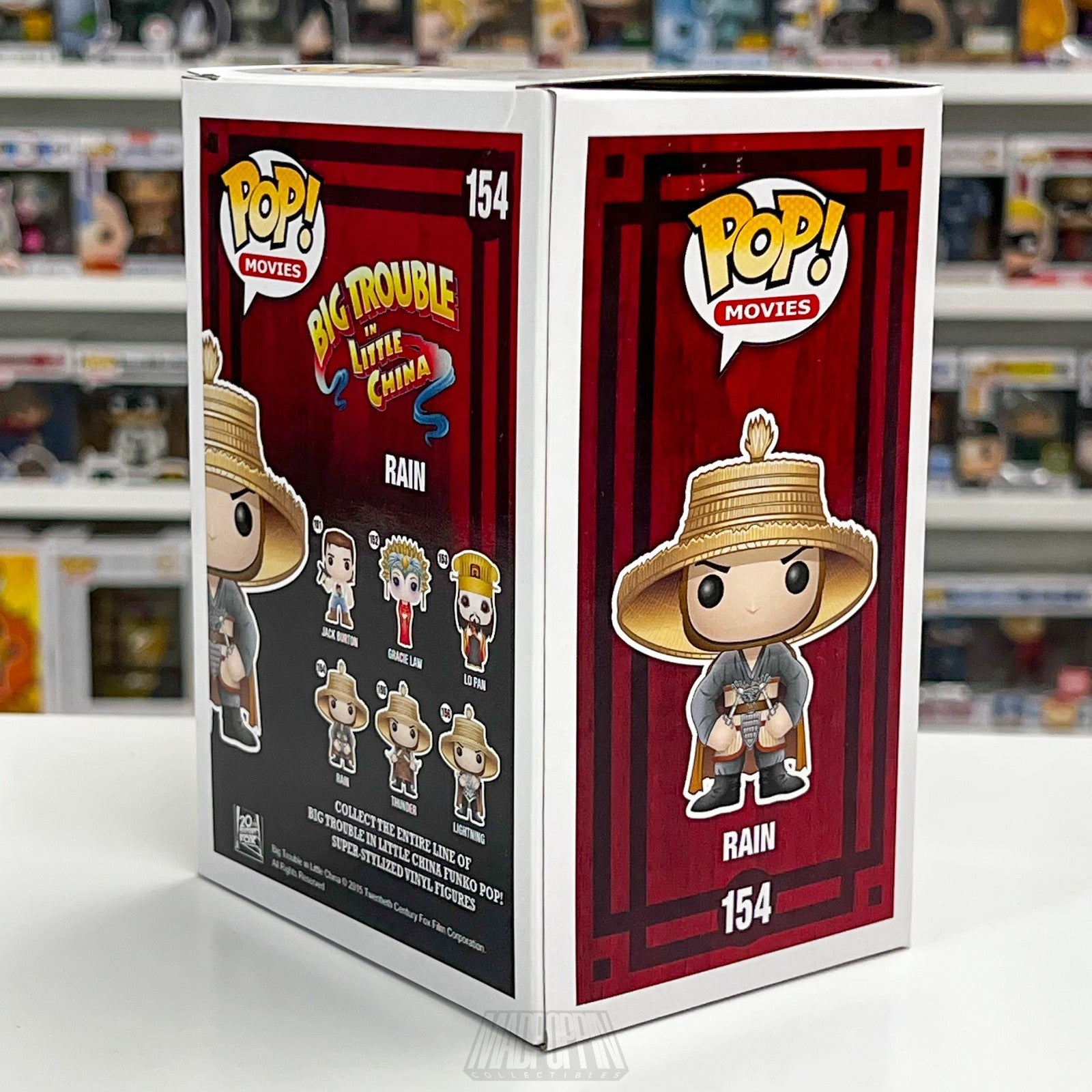Funko Pop Movies Big Trouble In Little China Rain Three Storms Action Comedy 154