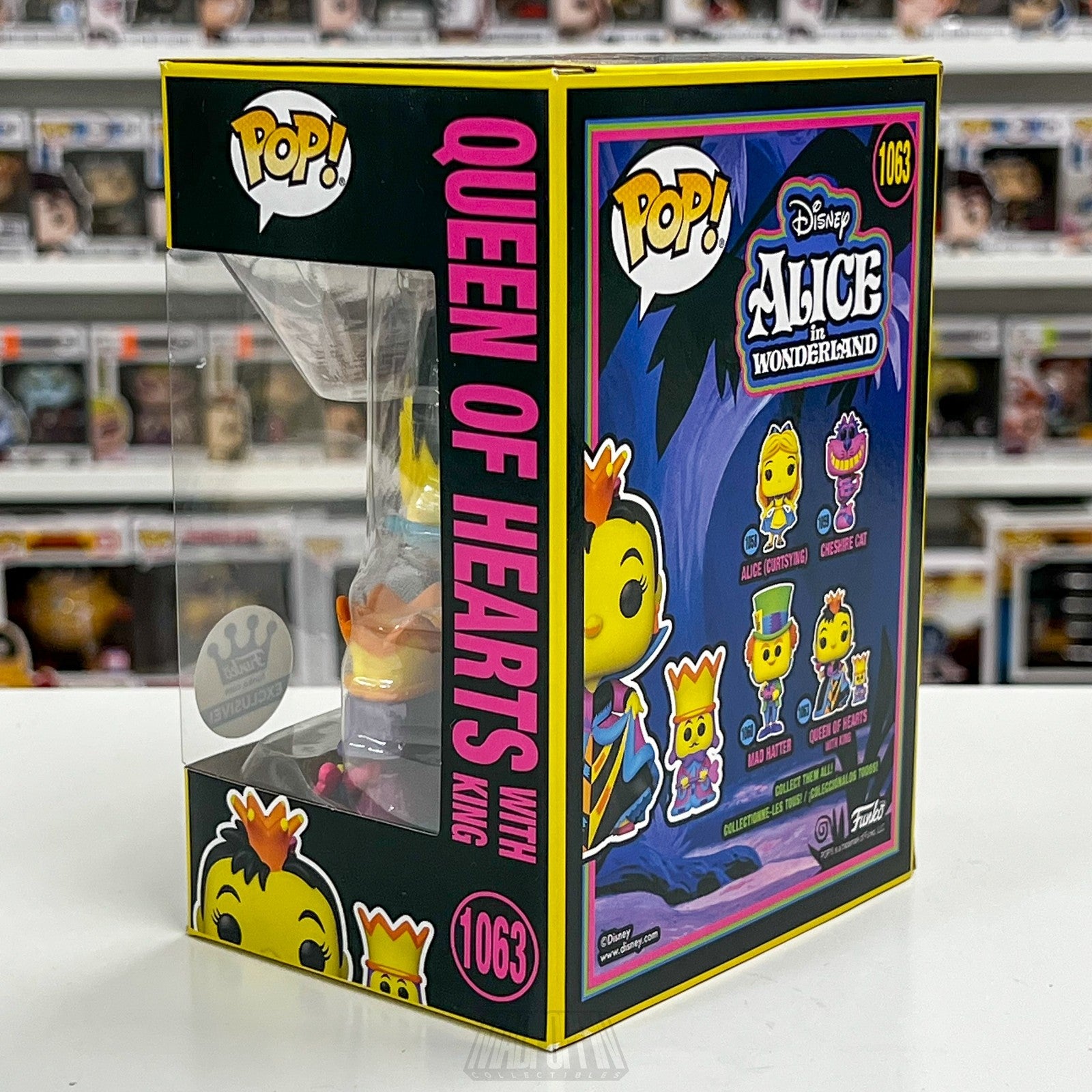 Funko Pop Alice in Wonderland Queen of Hearts 1063 Vinyl Figure Blacklight