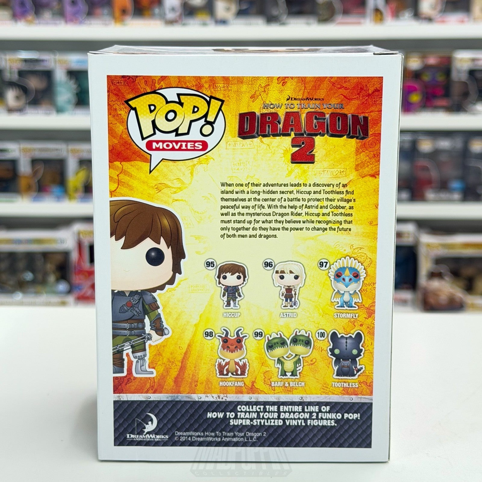 Funko Pop Movies How To Train Your Dragon 2 Hiccup 95 Animated Toy Vinyl Figure3