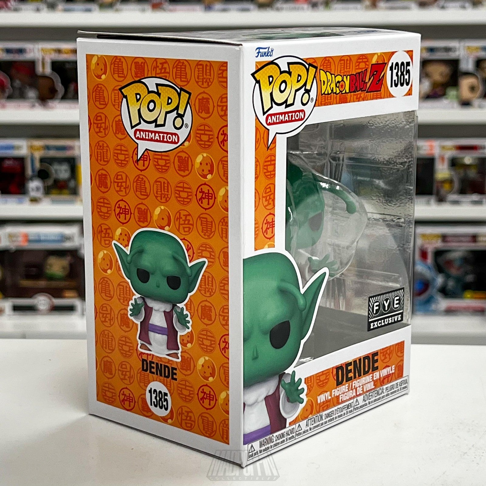 Funko Pop Animation Dragon Ball Z Dende #1385 FYE Exclusive Vinyl Figure New