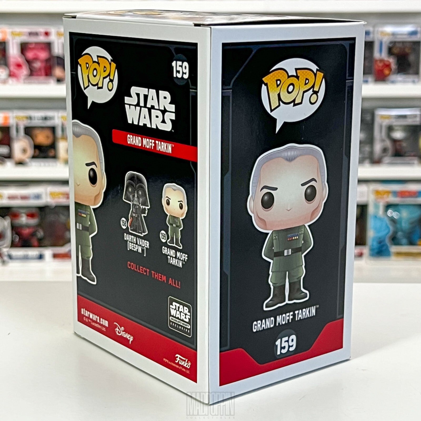 Funko Pop Star Wars Grand Moff Tarkin Smugglers Bounty Empire Death Star 159