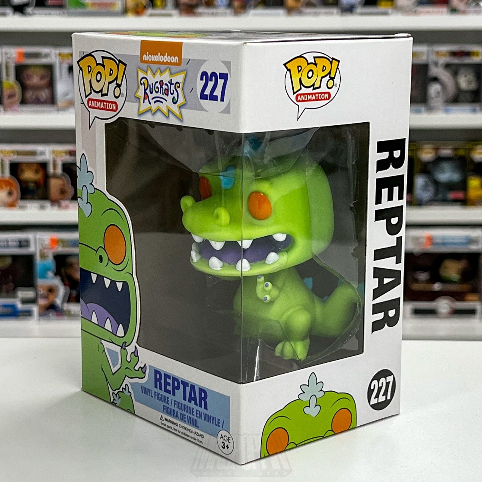 Funko Pop Animation Nickelodeon Rugrats Reptar 227 Cartoons Vinyl Figure Toy1