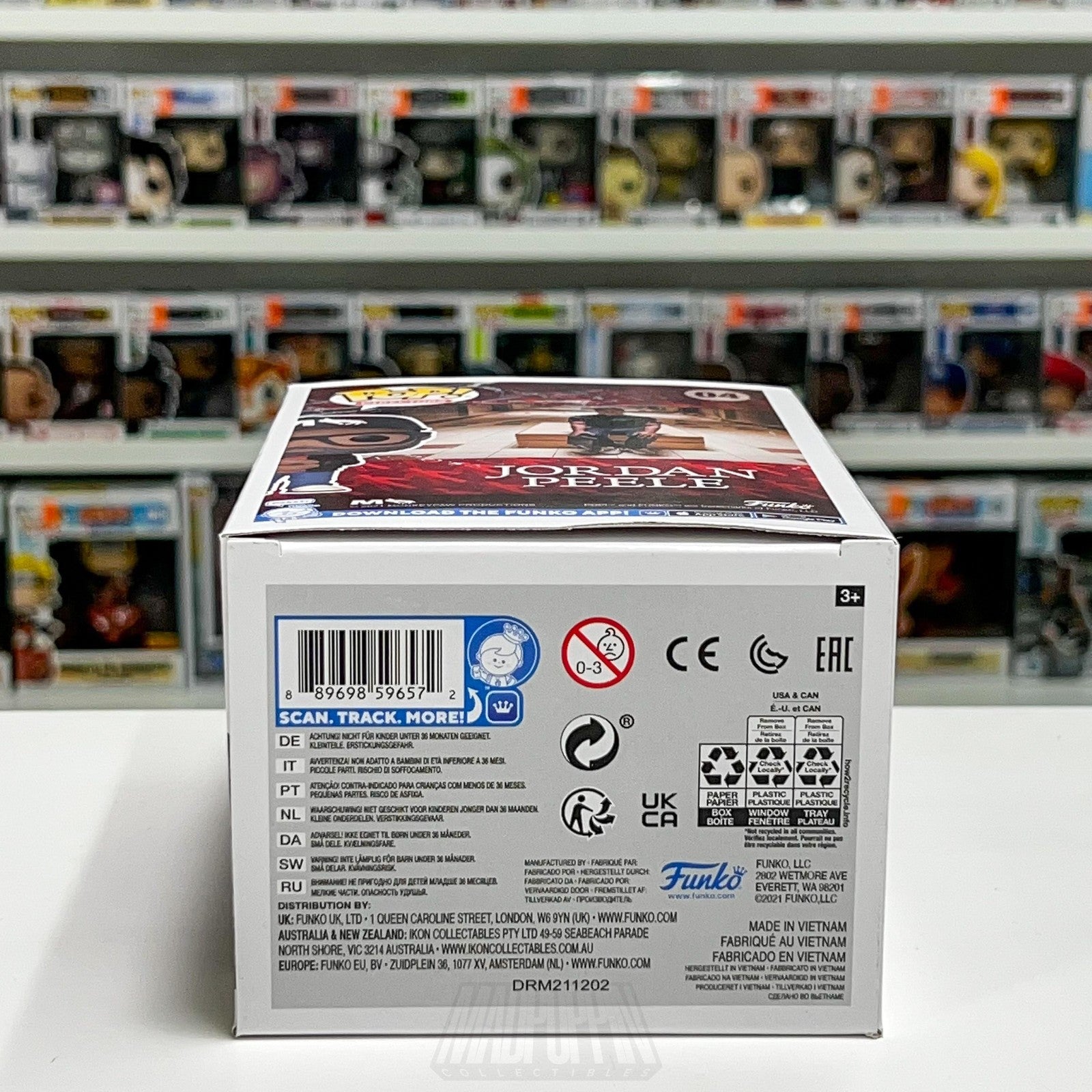 Funko Pop Directors Jordan Peele 04 Vinyl Figure Collectible Movies Horror Toy