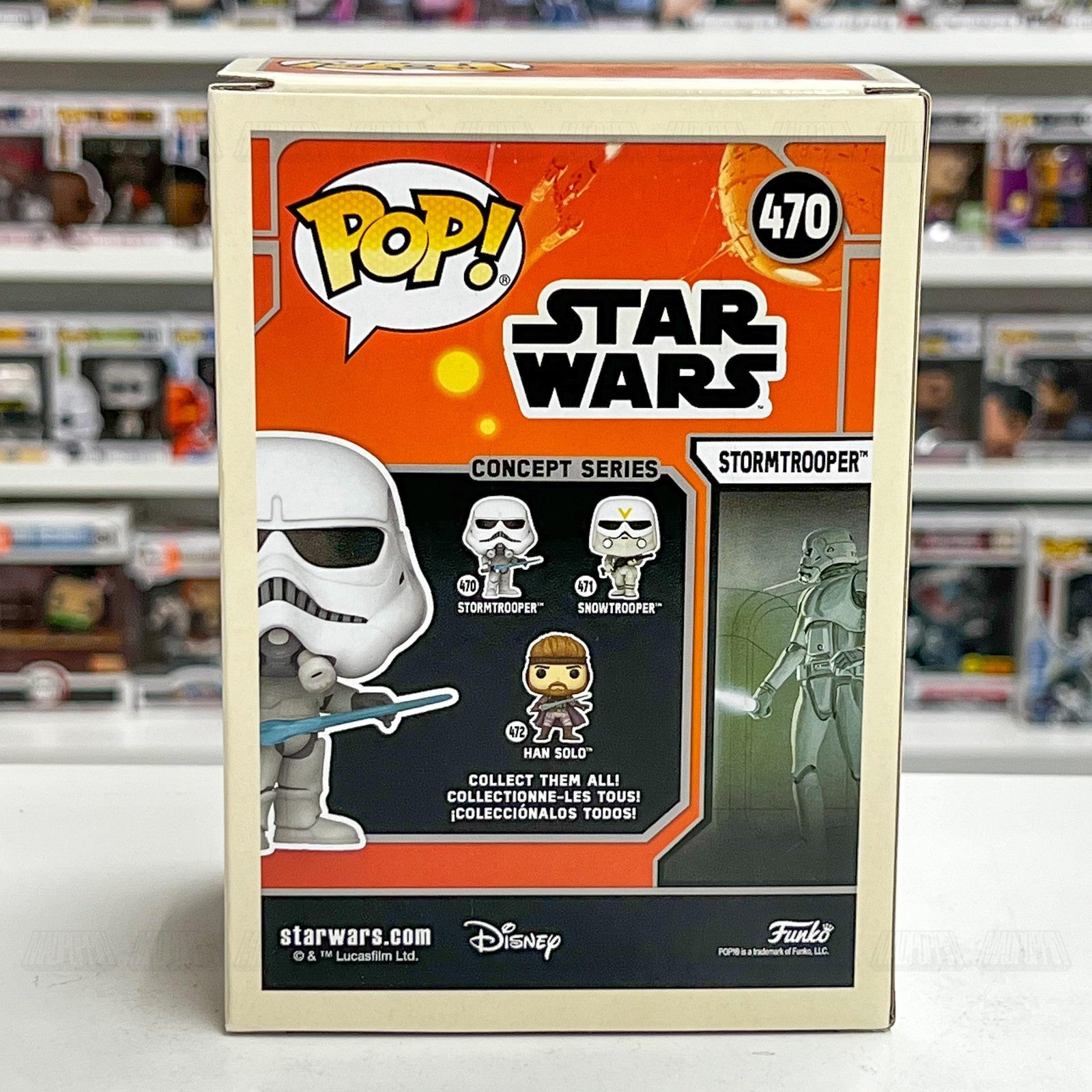 Funko Pop Star Wars Concept Series Stormtrooper #470 Bobble-Head Vinyl Figure