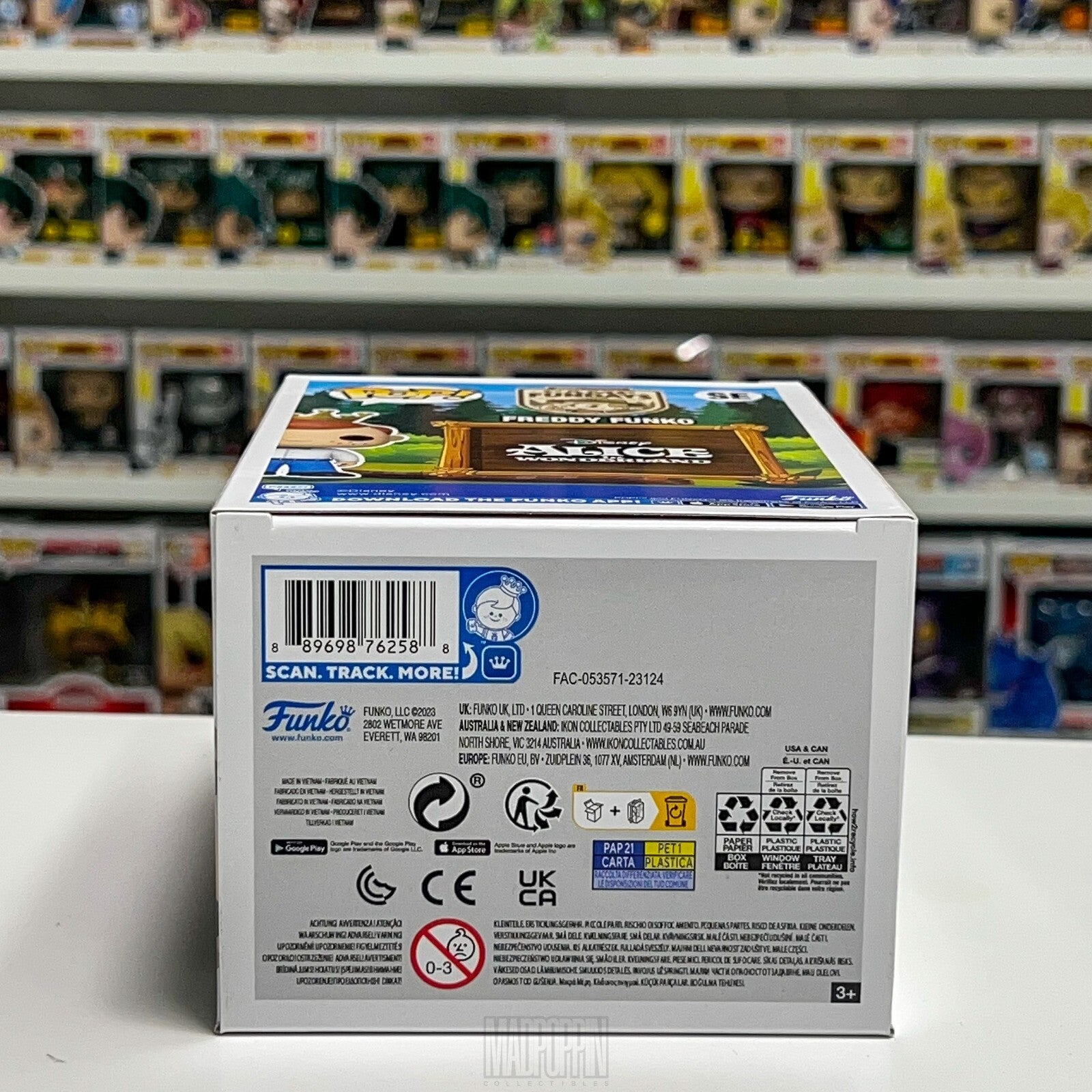 Funko Pop Camp Fundays Freddy Mad Hatter Disney Alice In Wonderland 3500pcs SE