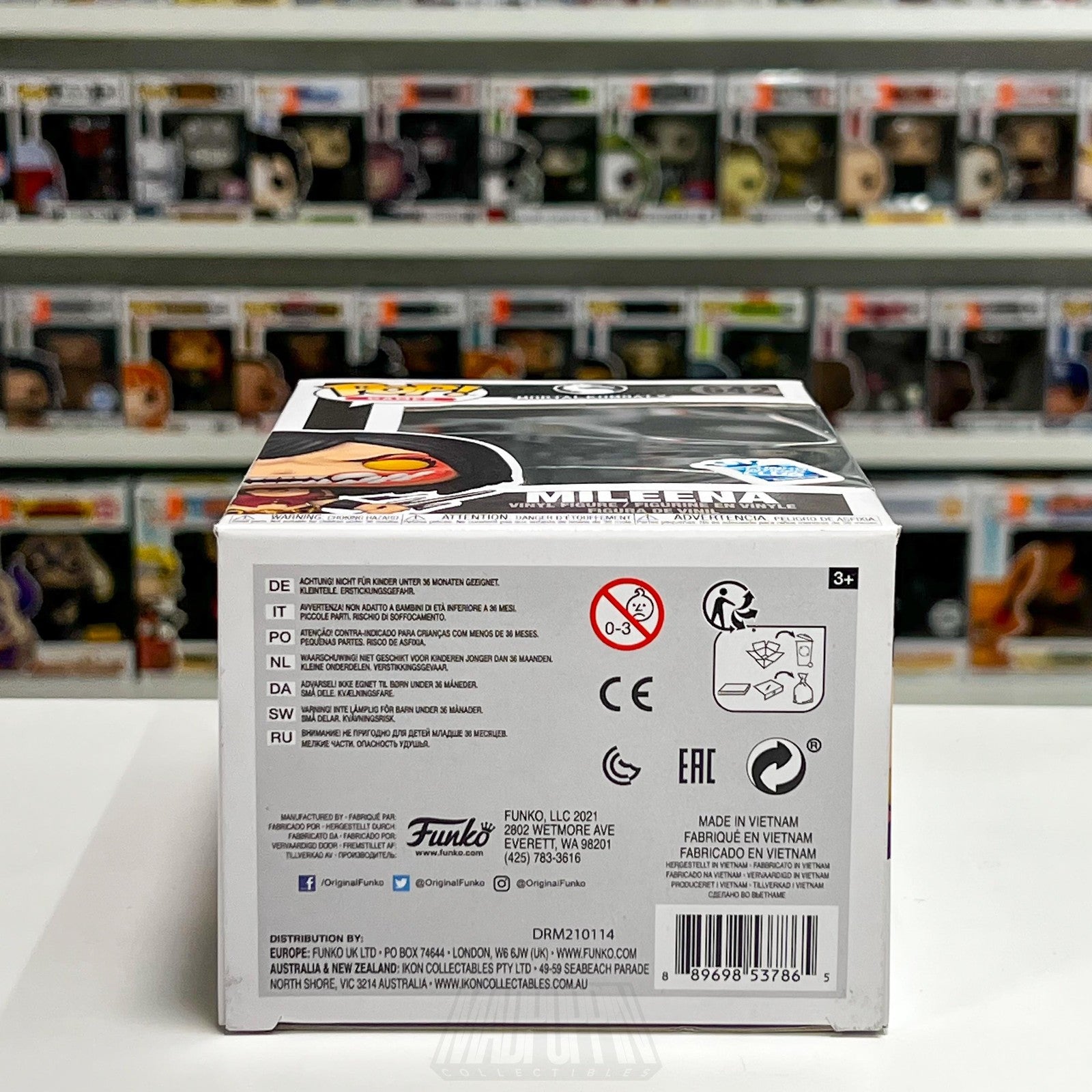 Funko Pop Video Games Mortal Kombat X Mileena 642 Vinyl Figure Funko Club Toy