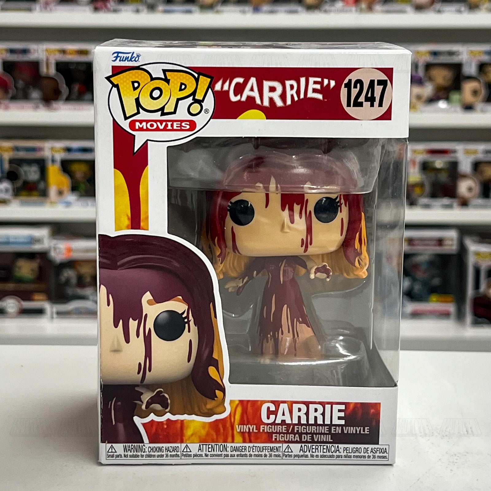 Funko Pop Movies Carrie 1247 Vinyl Figure Horror Stephen King Collectible New