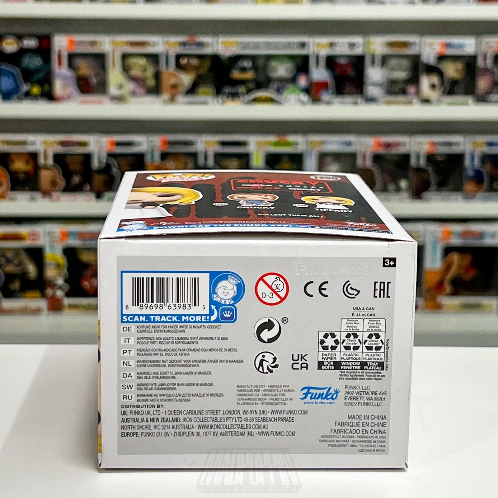 Funko Pop Movies Bride of Chucky Tiffany with Knife 1250 Vinyl Figure Horror New