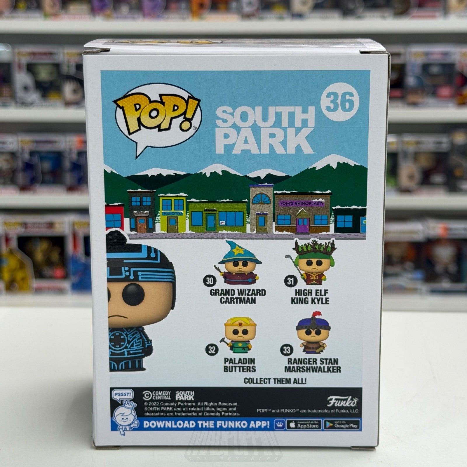 Funko Pop Animation South Park Digital Stan Marsh Glow SDCC 36 Tron Vinyl Figure4