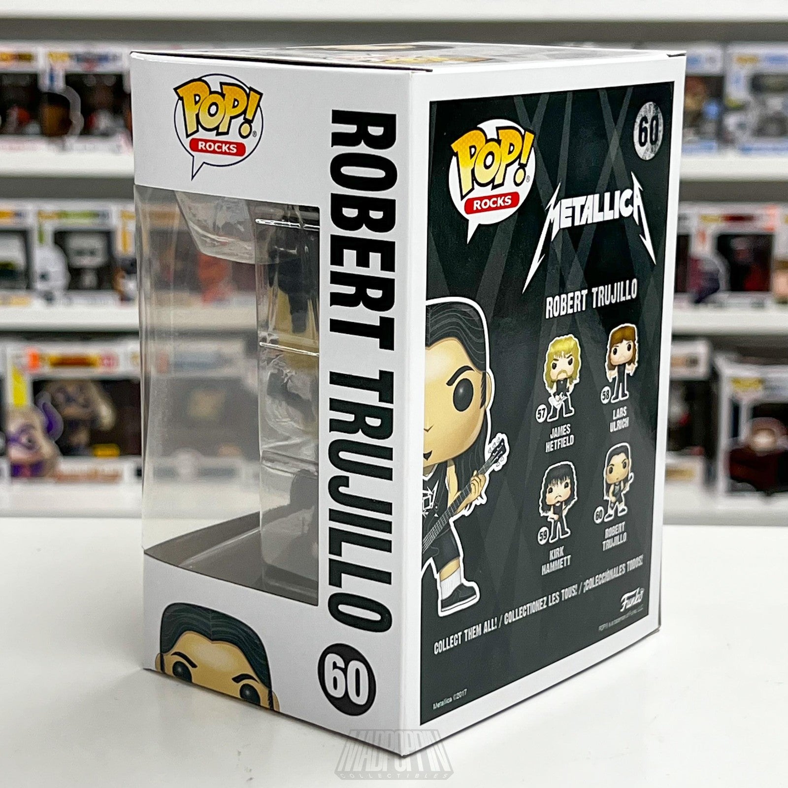 Funko Pop Rocks Metallica Robert Trujillo 60 Vinyl Figure New Box Collector Toy