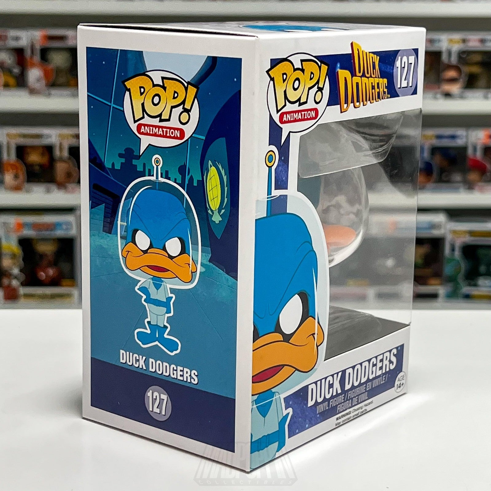 Funko Pop Animation Duck Dodgers 127 Daffy Looney Tunes Vinyl Figure Toy Cartoon