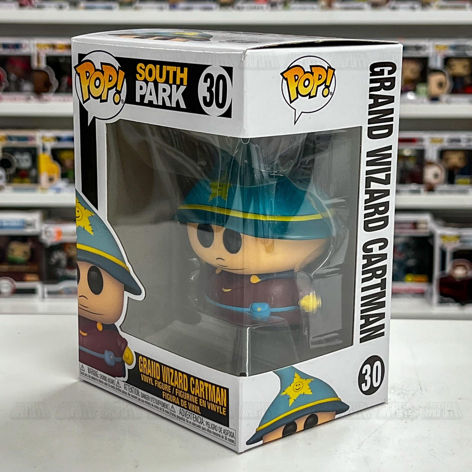 Funko Pop South Park Grand Wizard Cartman Vinyl Figure #30 Standard Box TV
