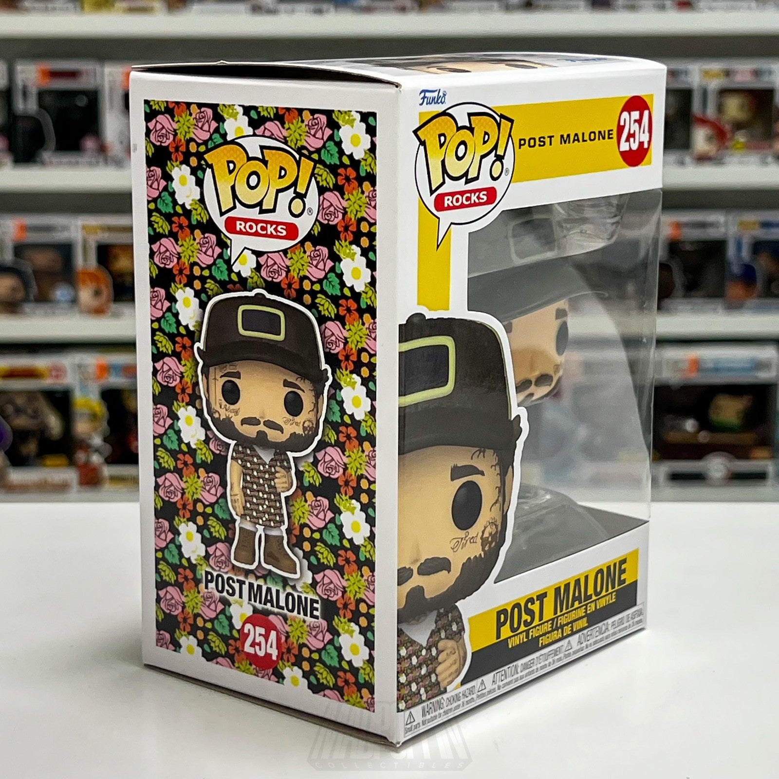 Funko Pop Rocks Post Malone 254 Sundress Figure Toy Rap Hip Hop Country Music