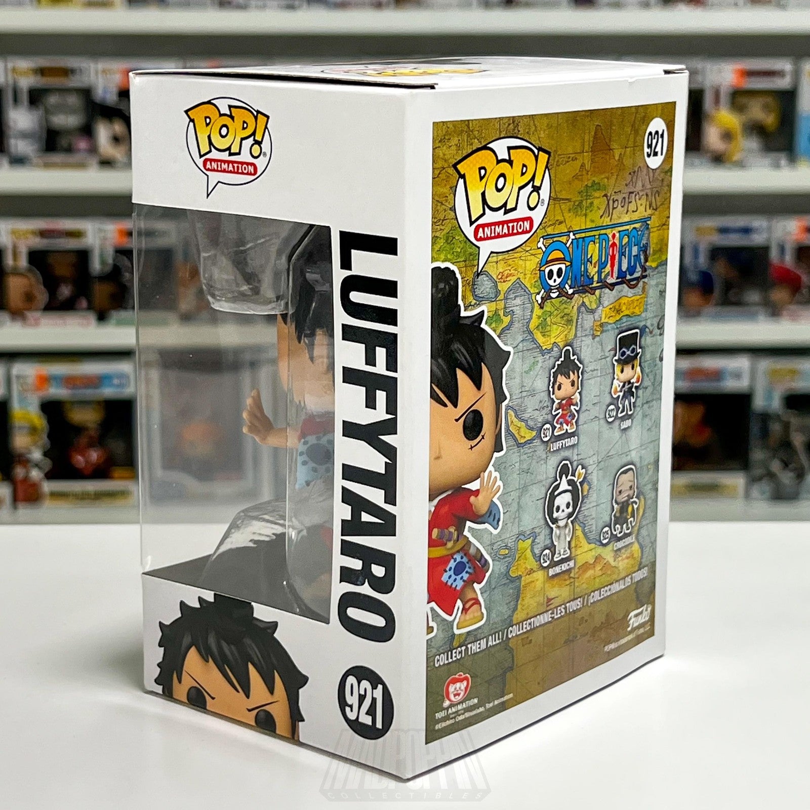 Funko Pop Animation One Piece Luffytaro 921 Vinyl Figure New In Box Anime Toy