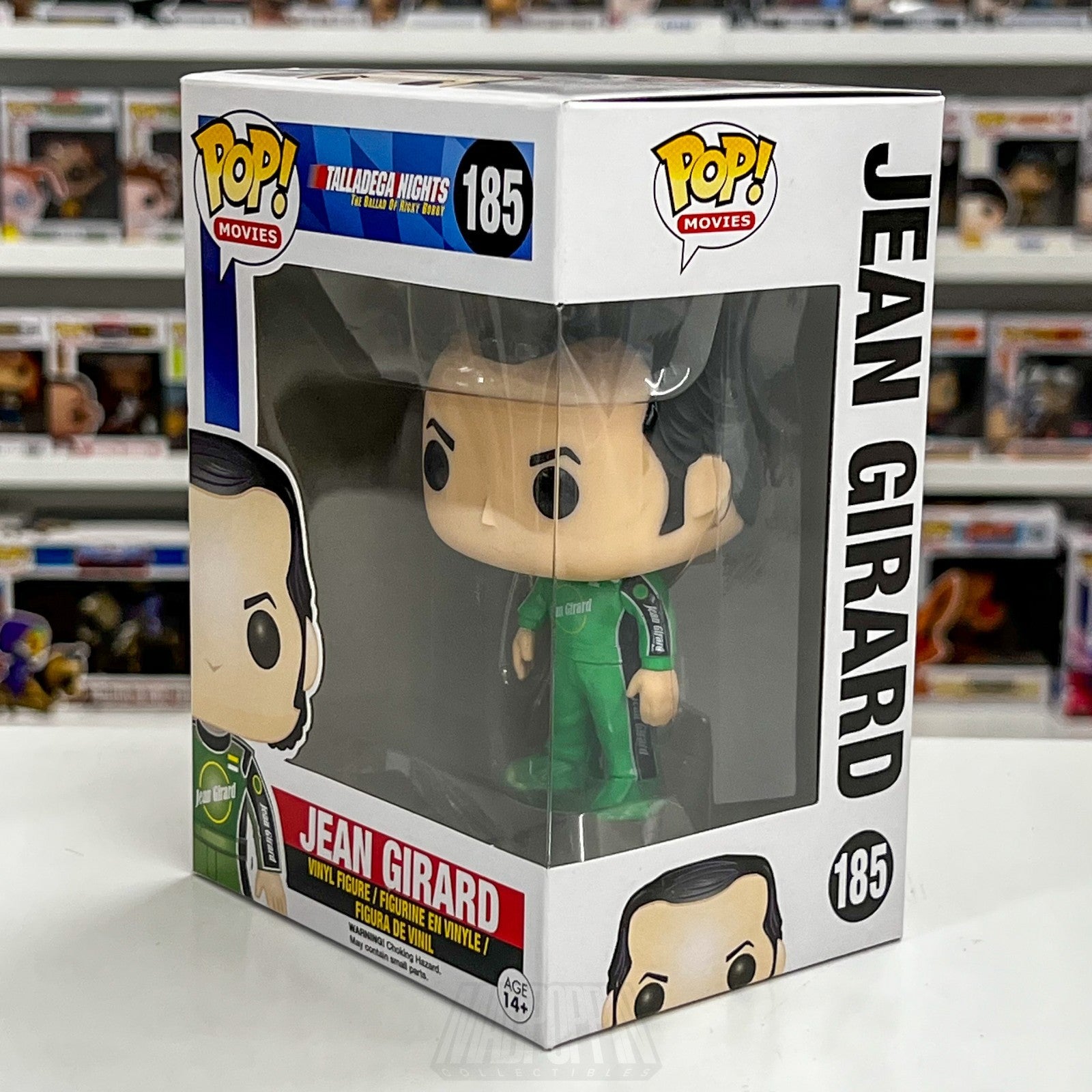 Funko Pop Movies Talladega Nights Jean Girard 185 NASCAR Comedy Toy Vinyl Figure1