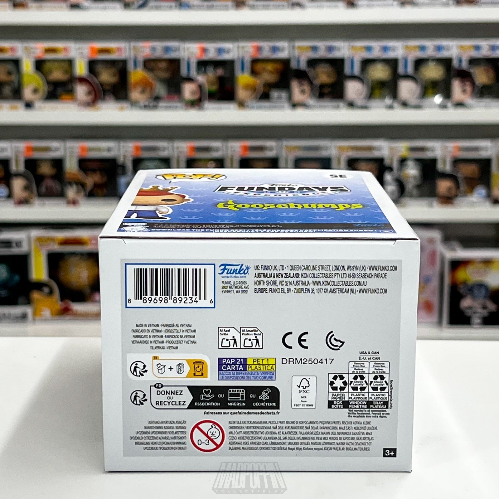 Funko Pop Fundays 2025 Freddy Night of Living Dummy Goosebumps Glow 500pcs SE