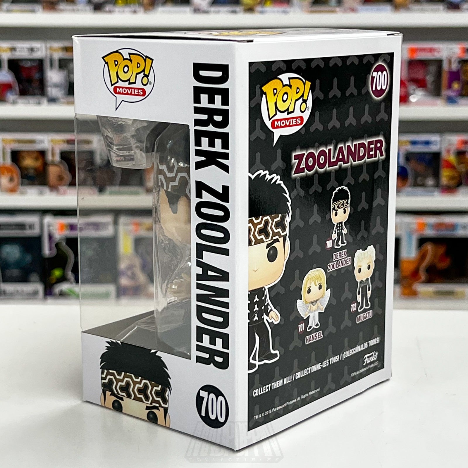 Funko Pop Movies Derek Zoolander 700 American Comedy Ben Stiller Vinyl Figure2