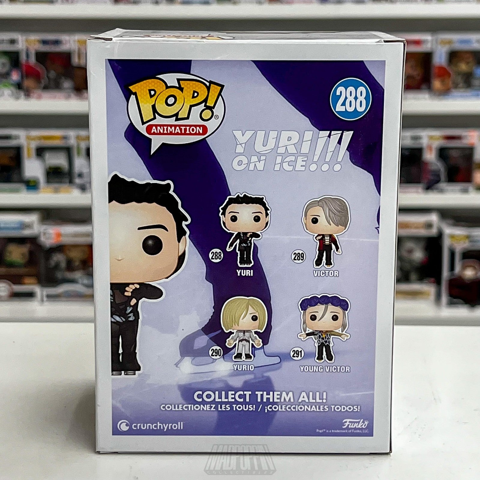 Funko Pop Animation Yuri On Ice #288 Yuri Vinyl Figure New Anime Collectible