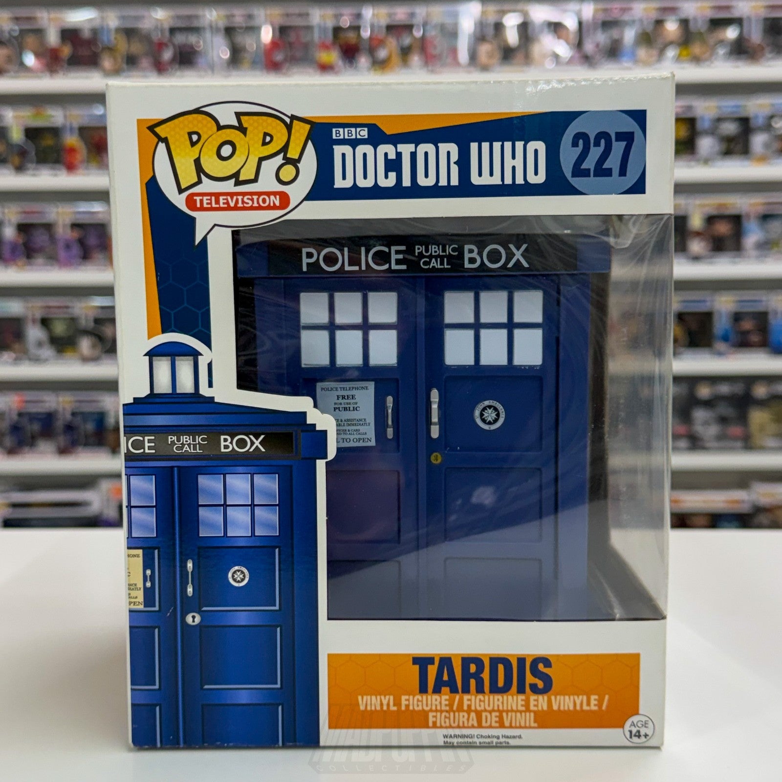Funko Pop Television BBC Doctor Who TARDIS 227 Sci-Fi Timeship Toy Vinyl Figure0