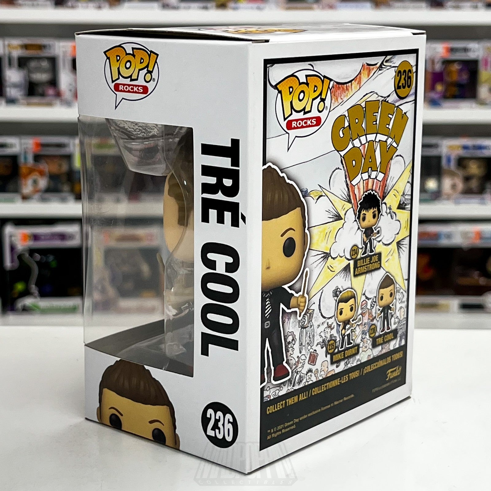 Funko Pop Rocks Green Day Tre Cool 236 American Music Punk Frank Edwin Wright2