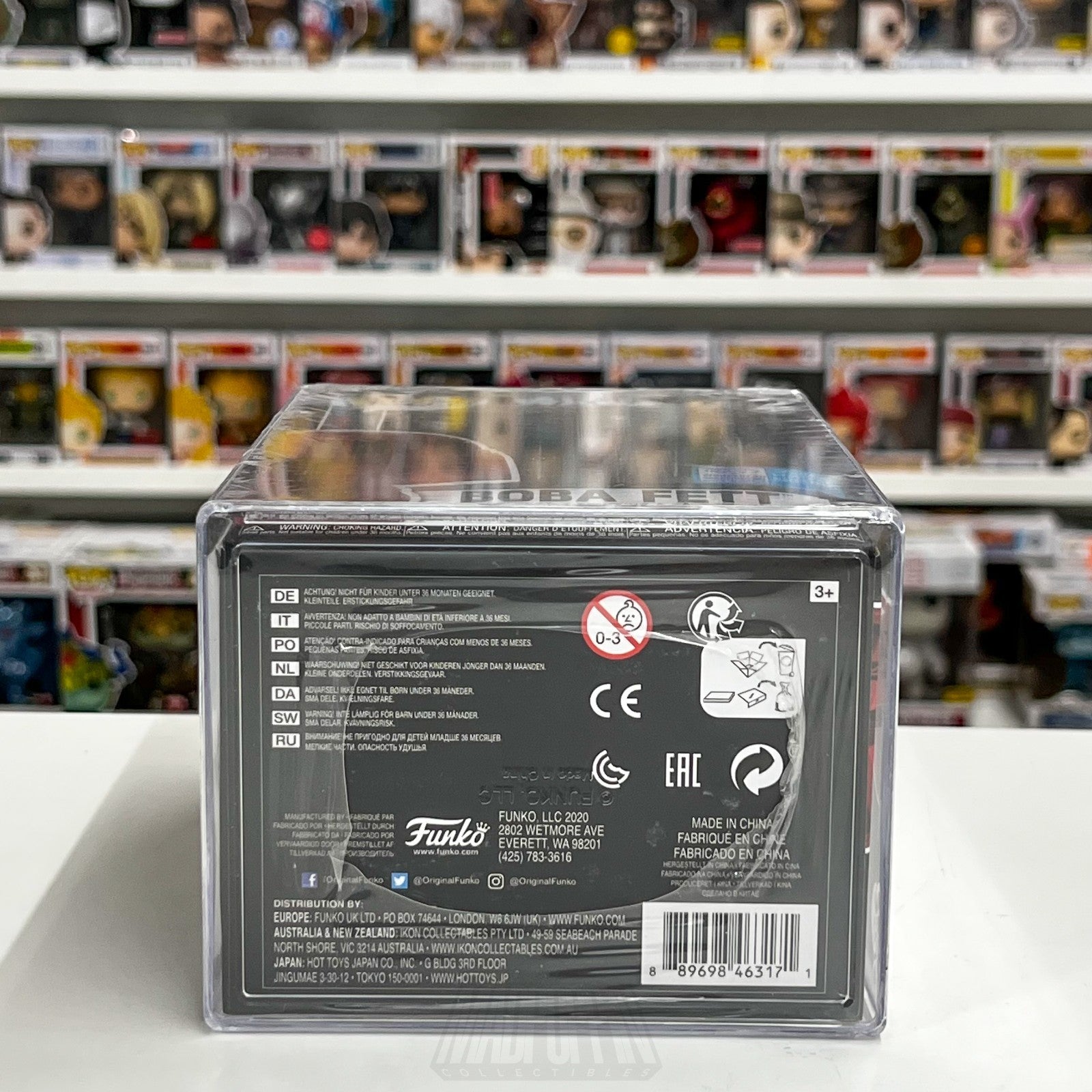 Funko Pop Star Wars Boba Fett Futura Red Wondercon 297 Bounty Hunter Toy Figure7