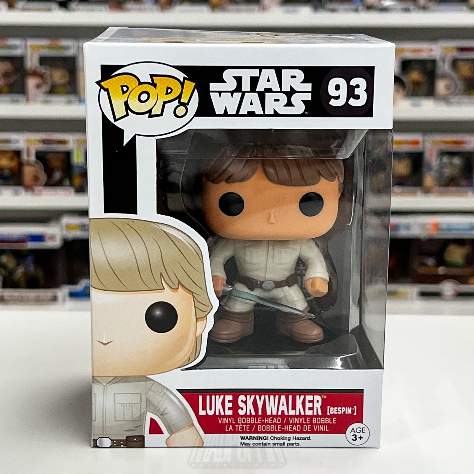 Funko Pop Star Wars Luke Skywalker Bespin 93 Jedi Knight Lightsaber Vinyl Figure0