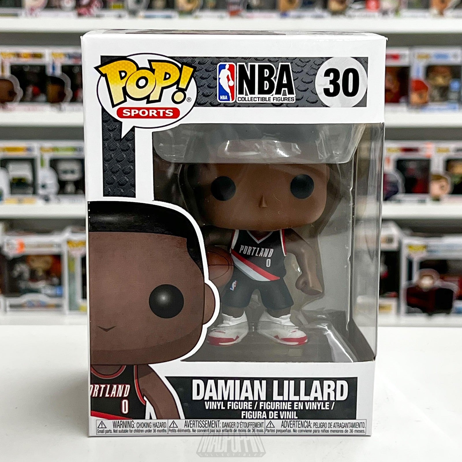 Funko Pop Damian Lillard NBA Series 3 Portland Trail Blazers Vinyl Figure 30 New