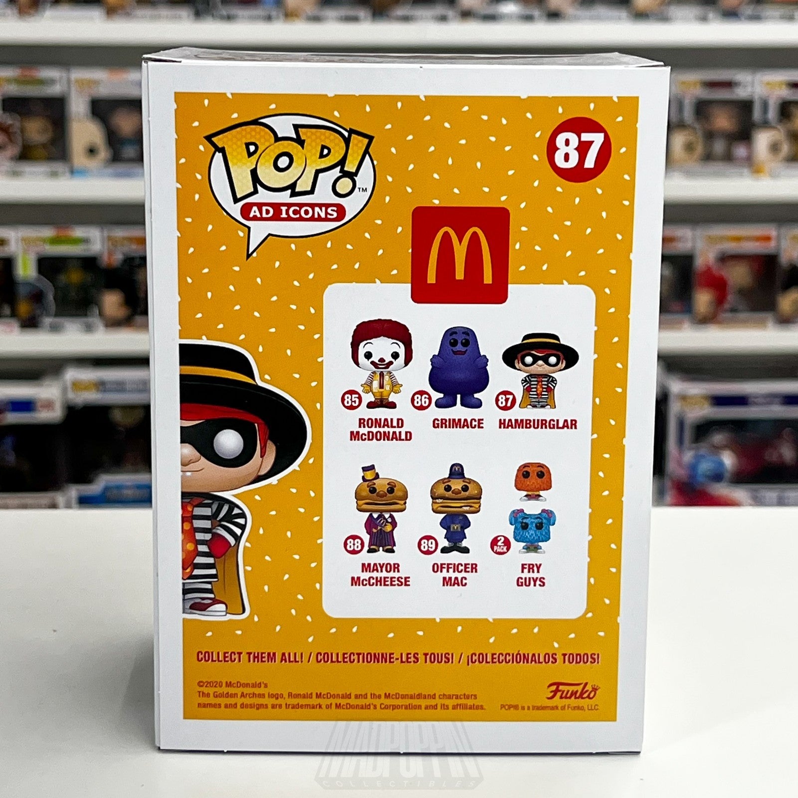 Funko Pop Ad Icons McDonalds Hamburglar 87 Mascot Fast Food Toy Vinyl Figure3