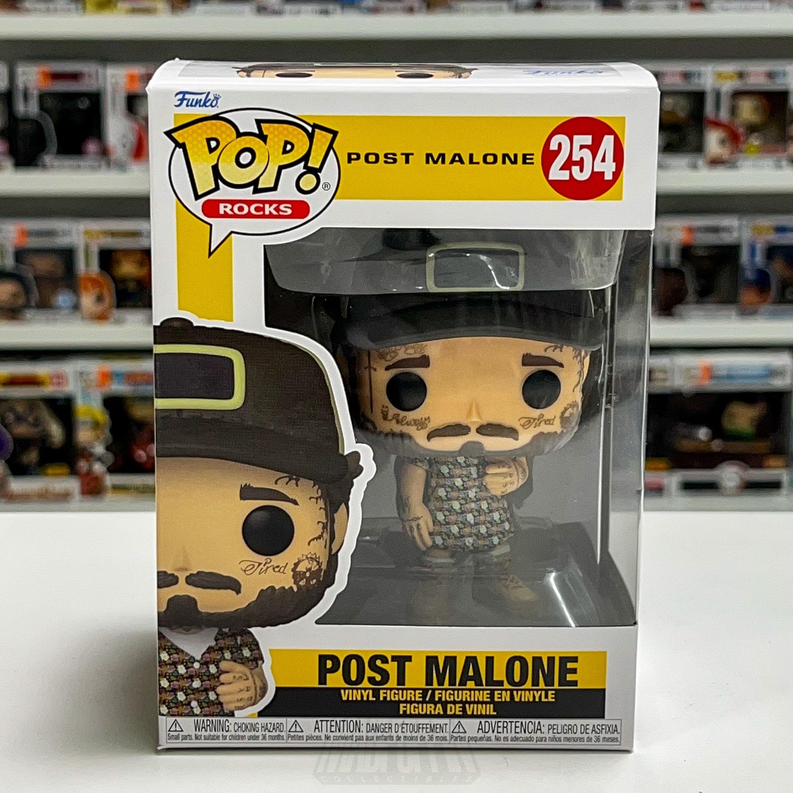 Funko Pop! Rocks Post Malone Sundress 254 Vinyl Figure Brand New In Box NIB MIB0