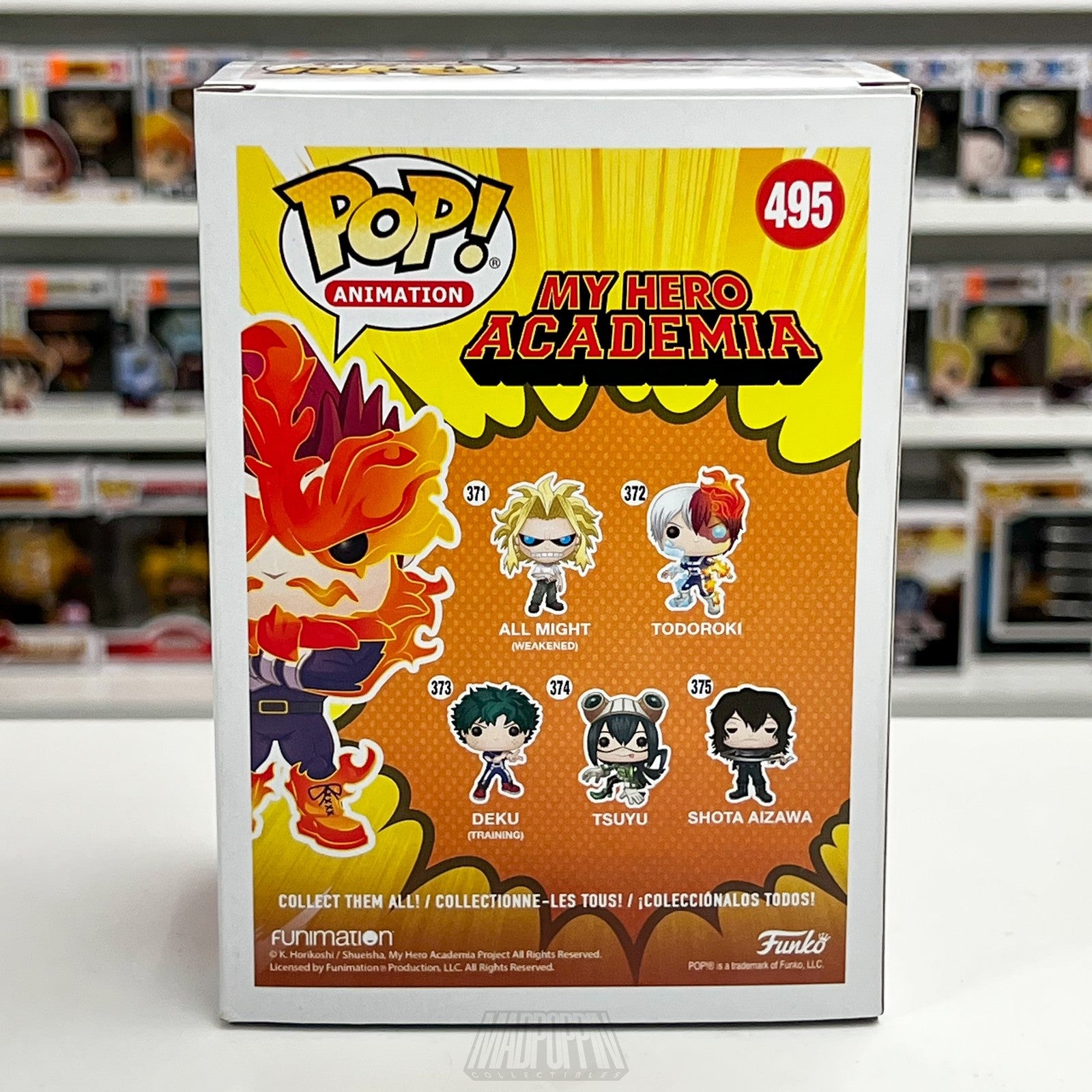 Funko Pop My Hero Academia Endeavor 495 Vinyl Figure GameStop Exclusive New in B