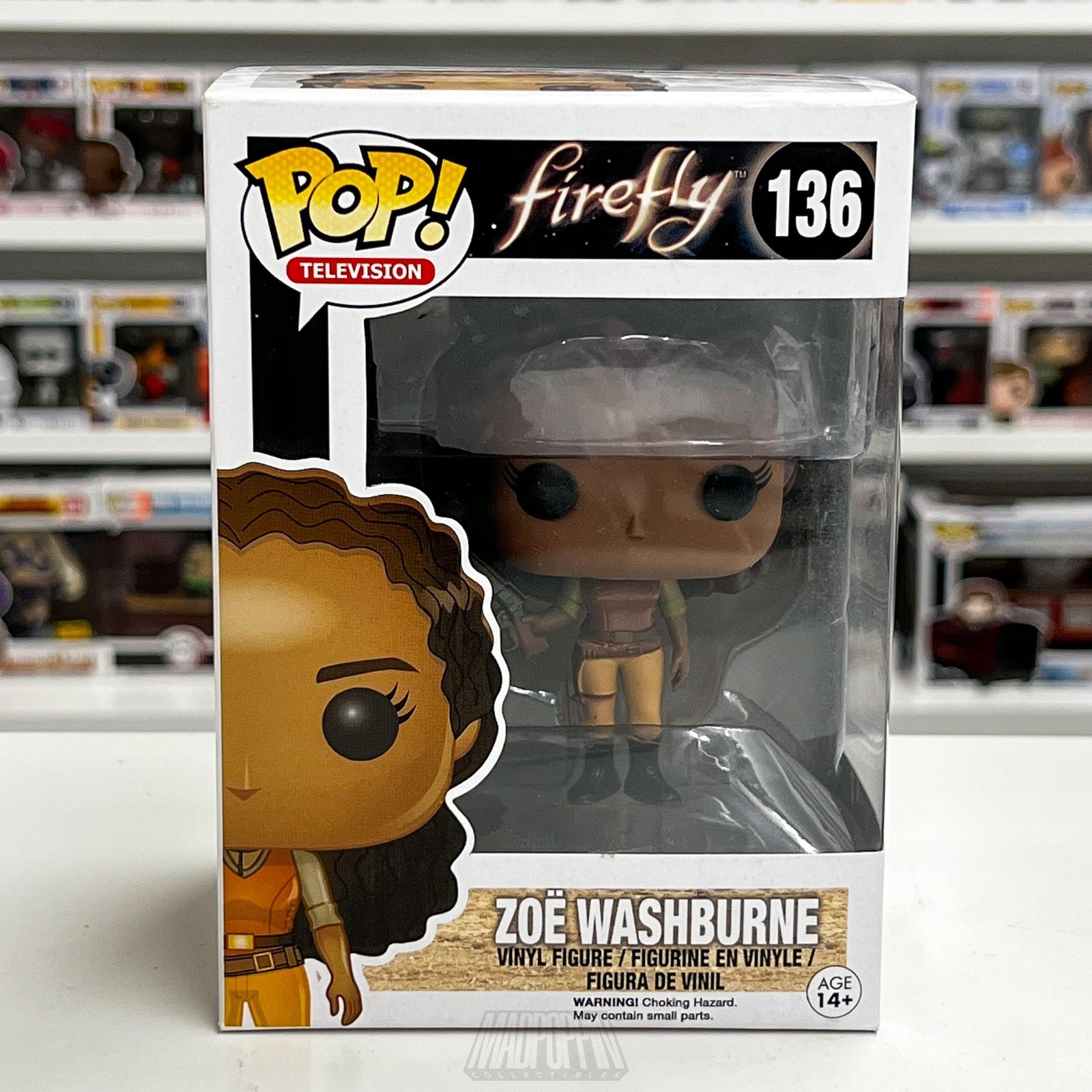 Funko Pop Television Firefly Zoë Washburne 136 Vinyl Figure New Collectible