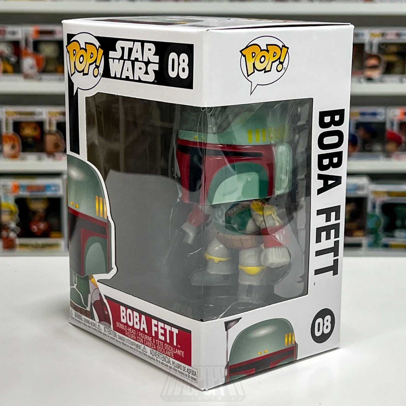 Funko Pop Star Wars Boba Fett 08 Bobble-Head Vinyl Figure 2020 Disney Bounty NIB