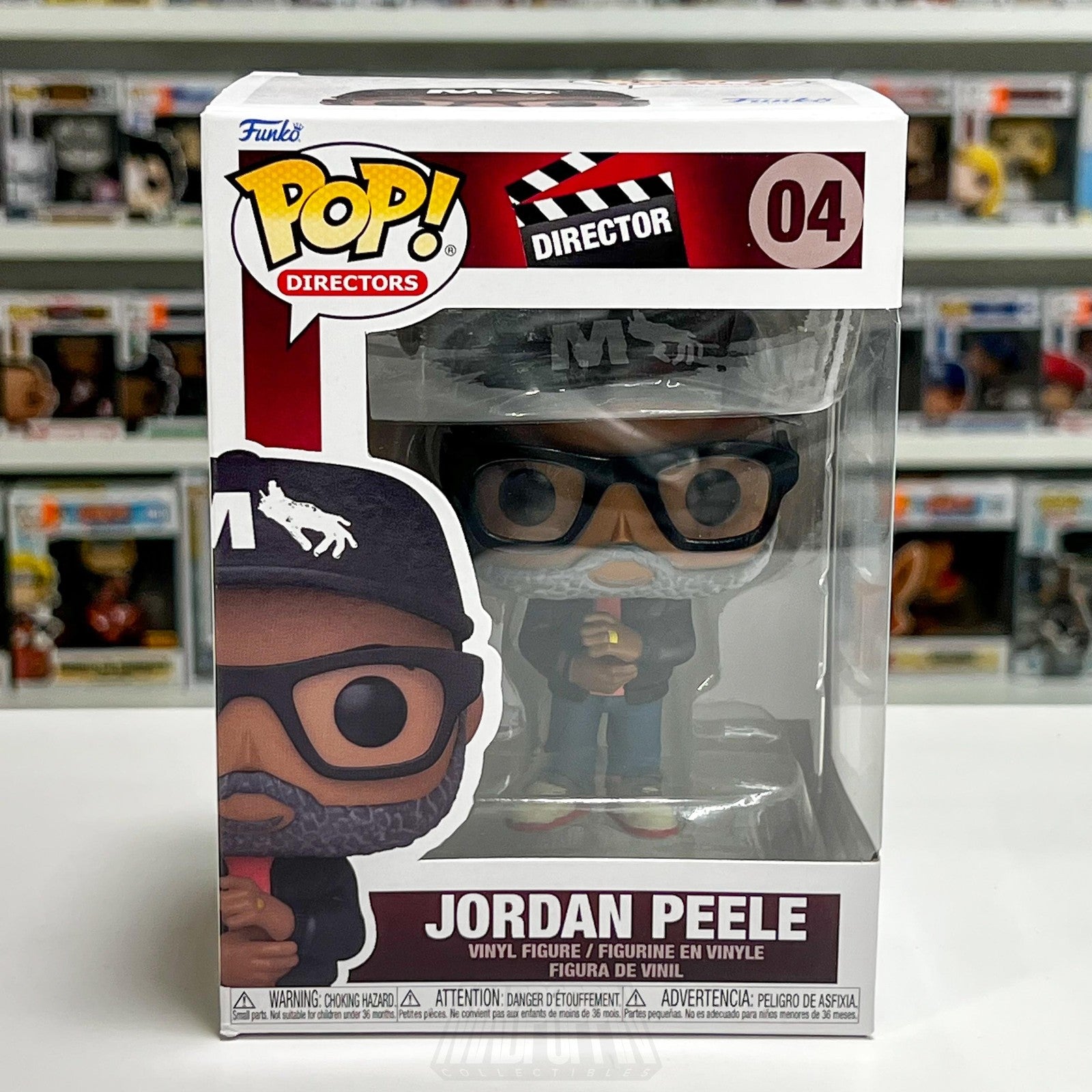 Funko Pop Directors Jordan Peele 04 Vinyl Figure Collectible Movies Horror Toy