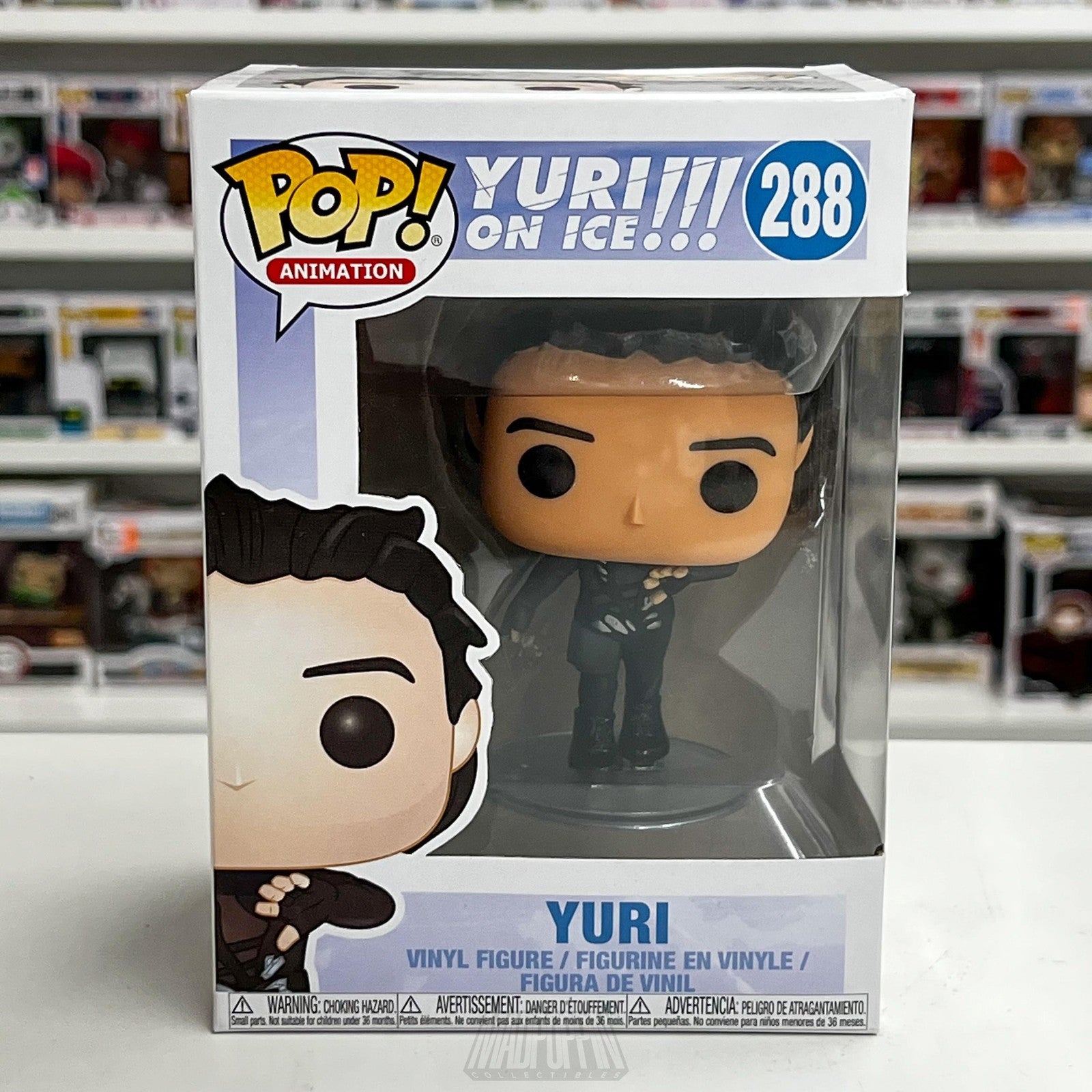 Funko Pop Animation Yuri On Ice #288 Yuri Vinyl Figure New Anime Collectible