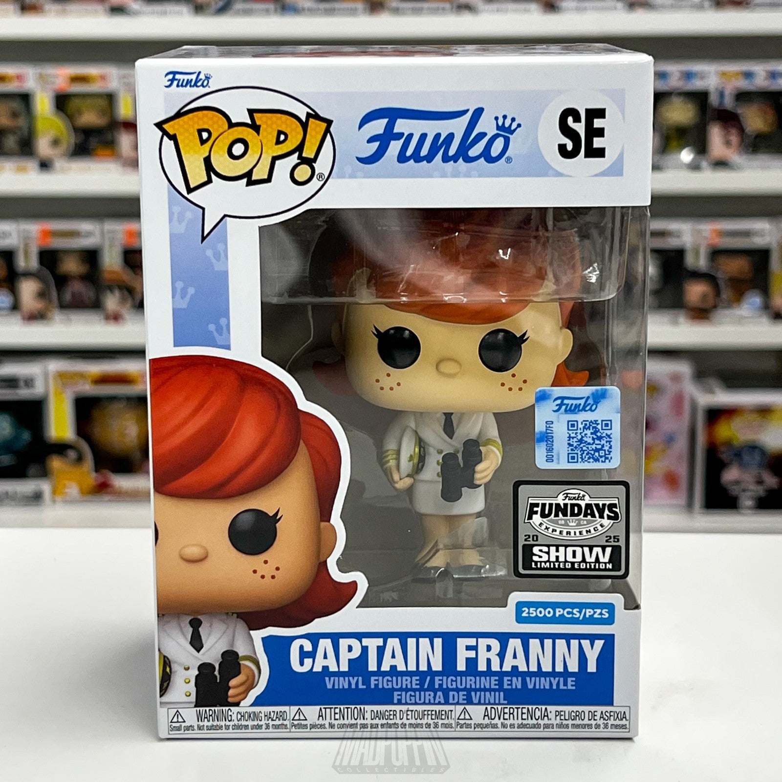 Funko Pop Fundays Experience 2025 Captain Franny Show Limited Edition 2500pcs SE